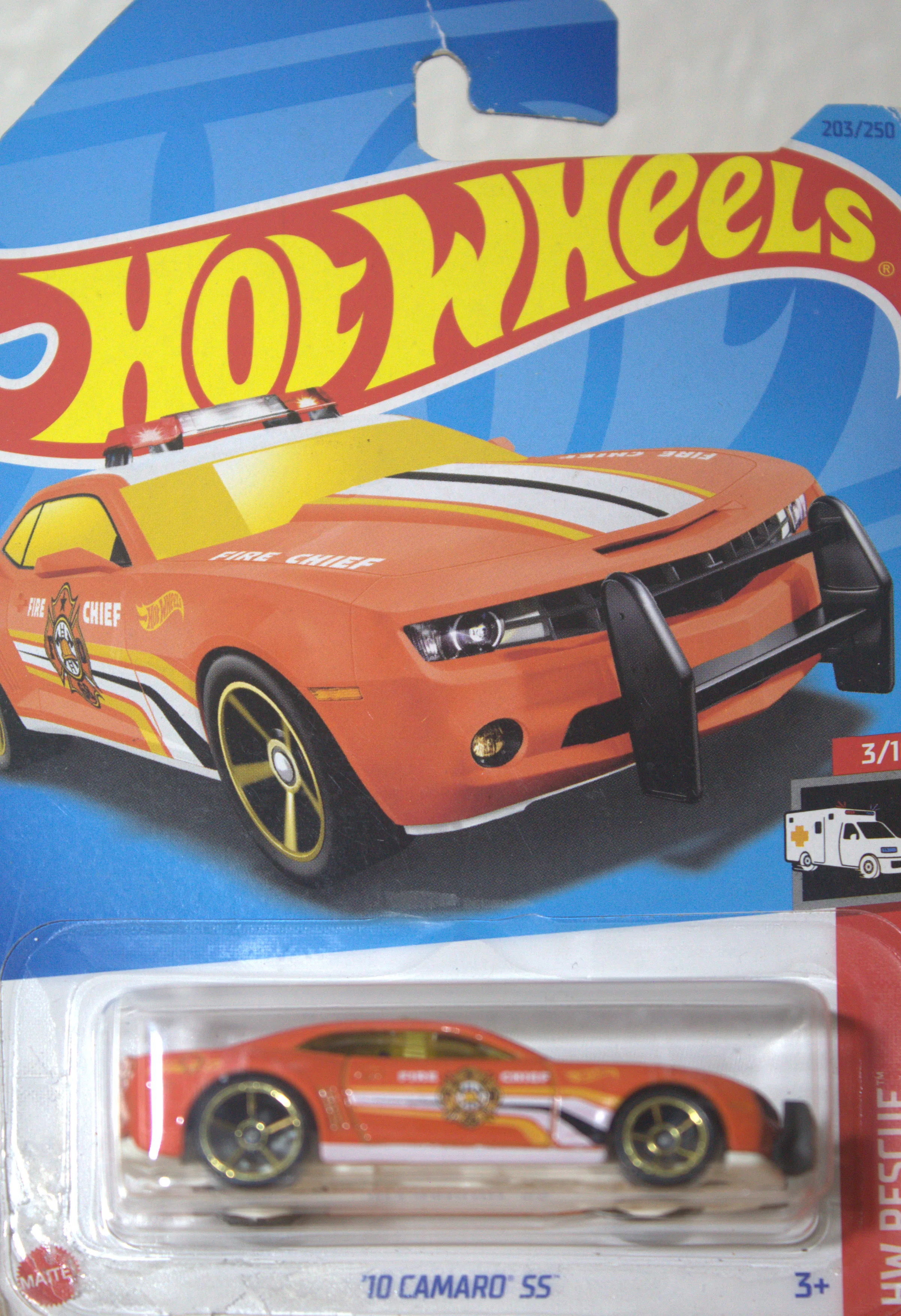 10 Camaro SS — frente del empaque