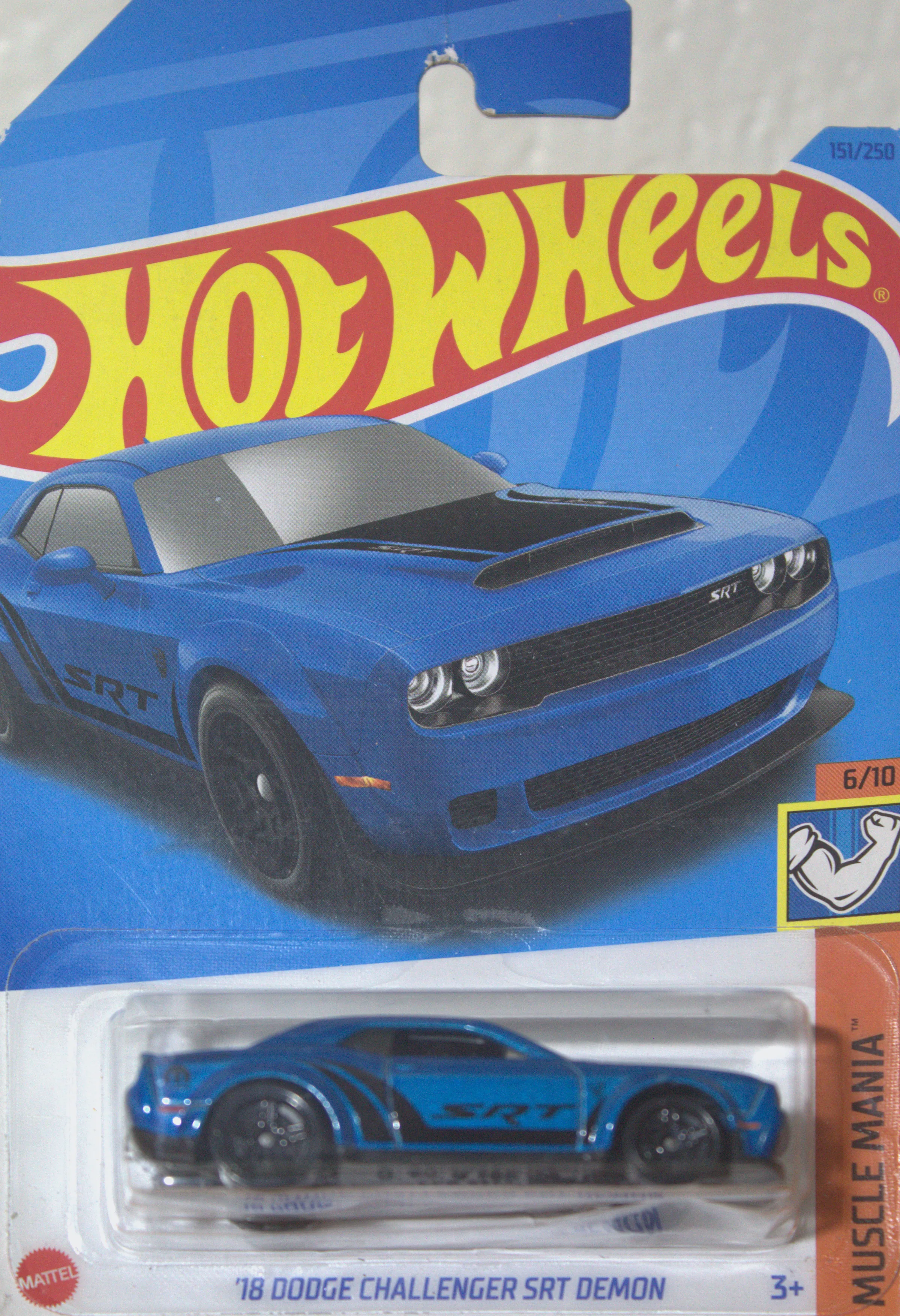 18 Dodge Challenger SRT Demon — frente del empaque