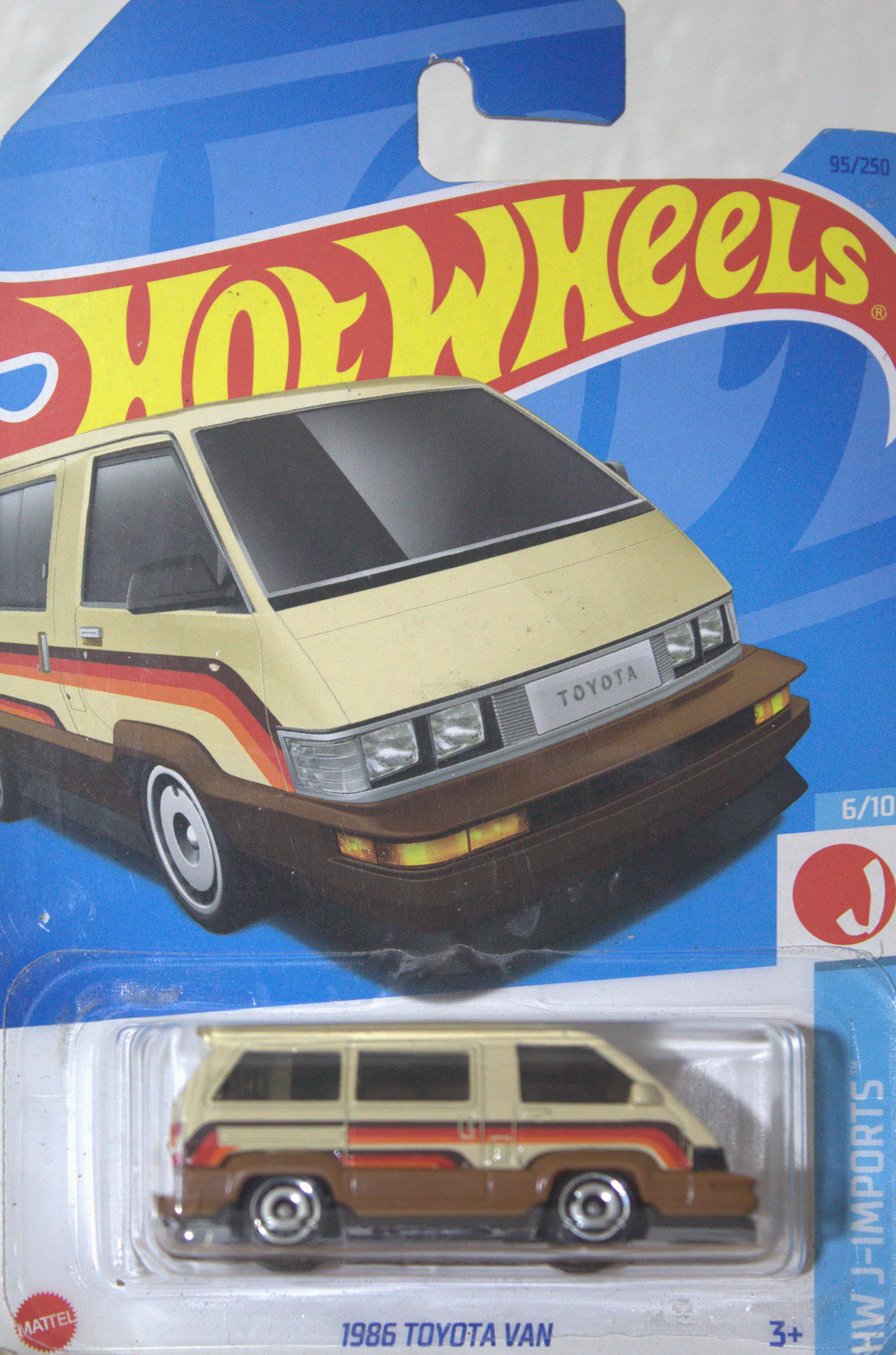 1986 Toyota Van — frente del empaque