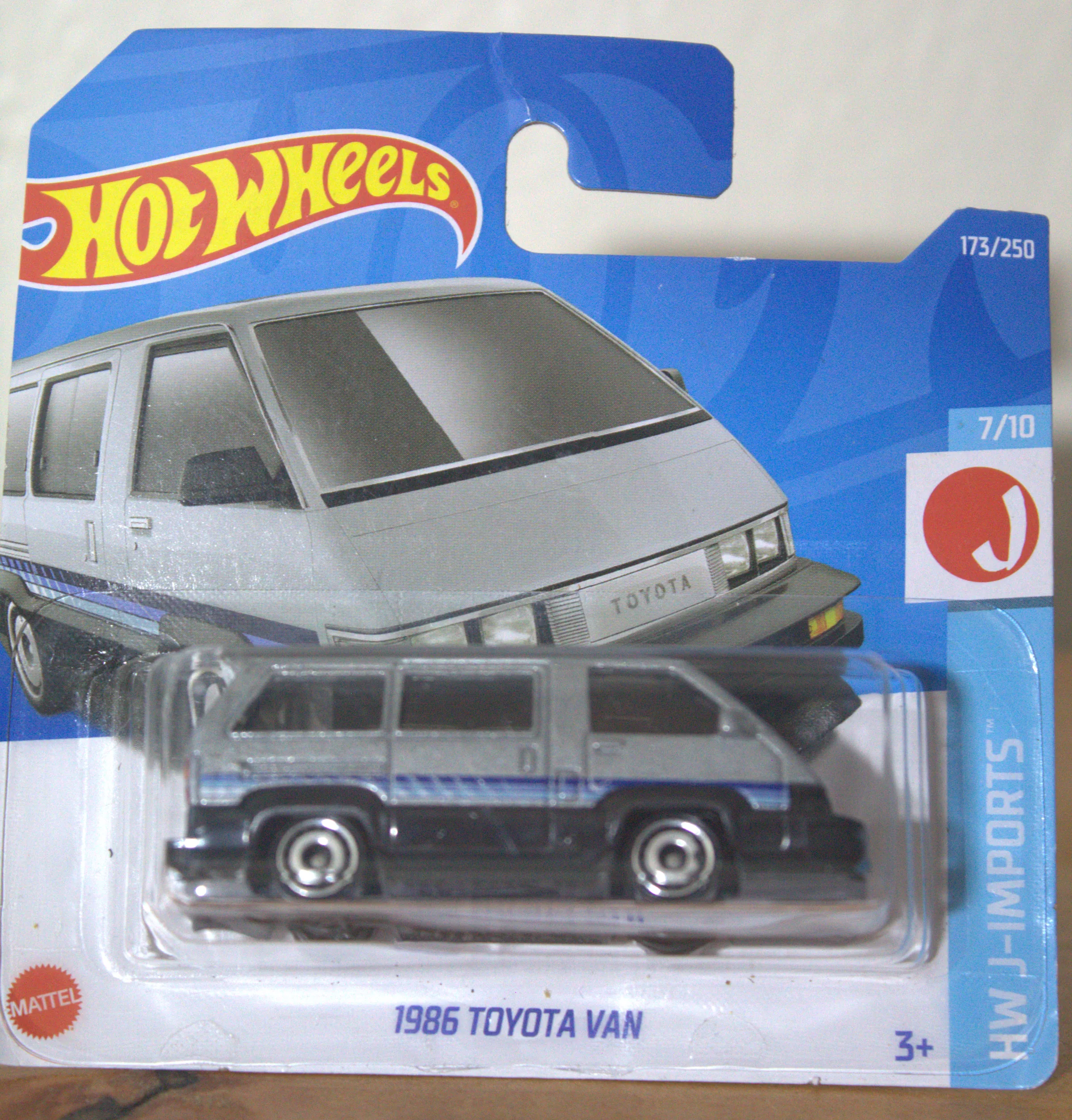 1986 Toyota Van — frente del empaque