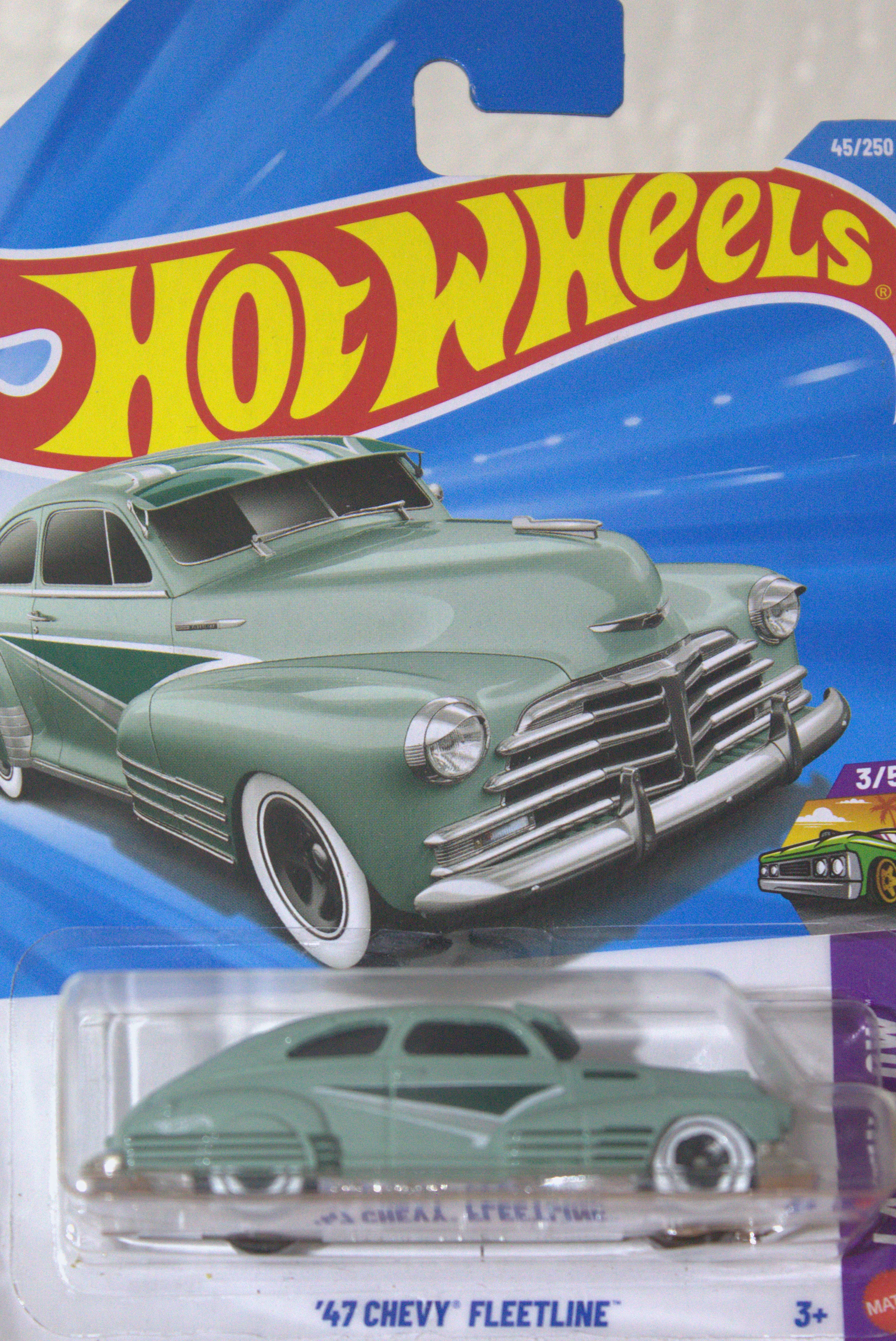 47 Chevy Fleetline — frente del empaque