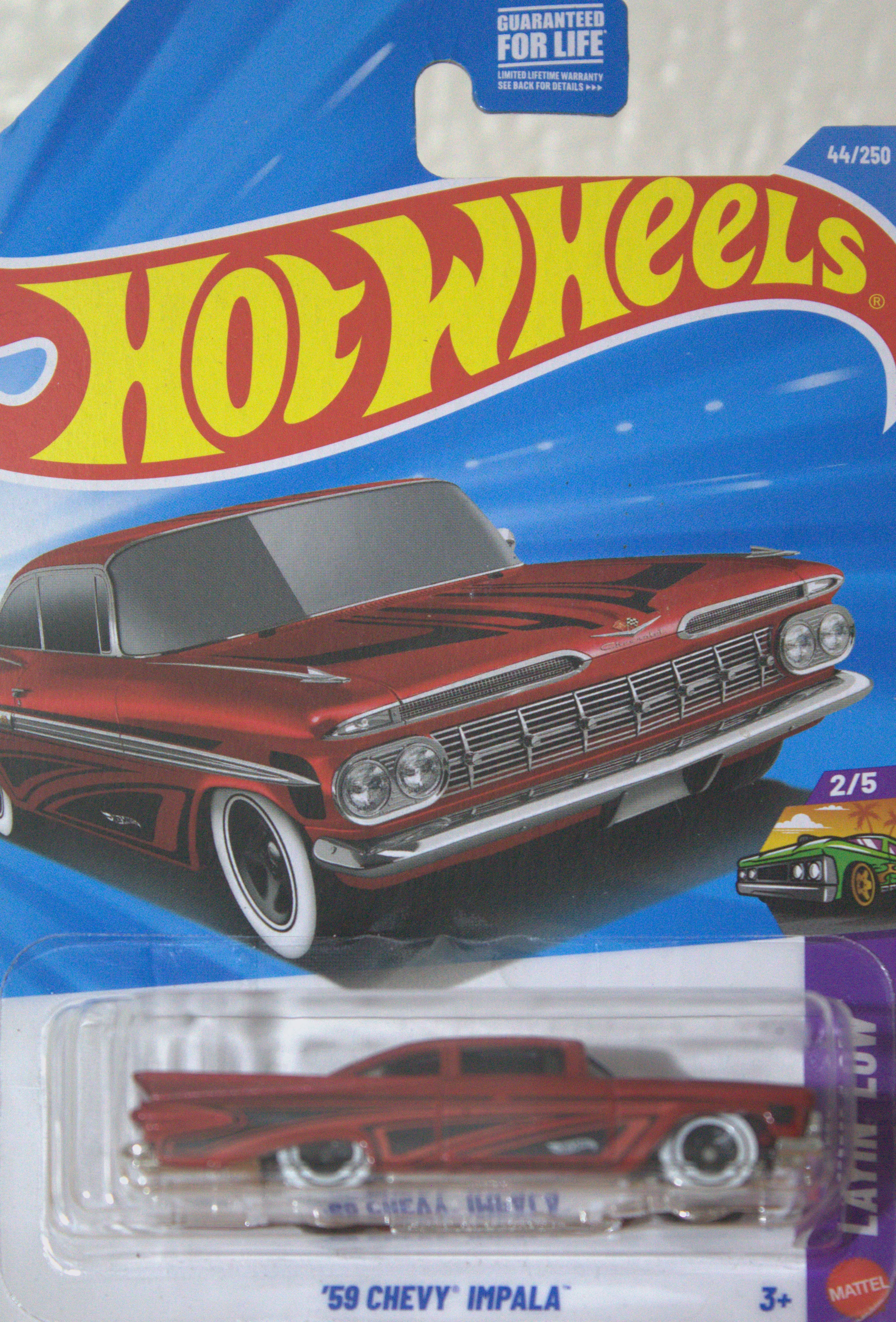 59 Chevy Impala — frente del empaque