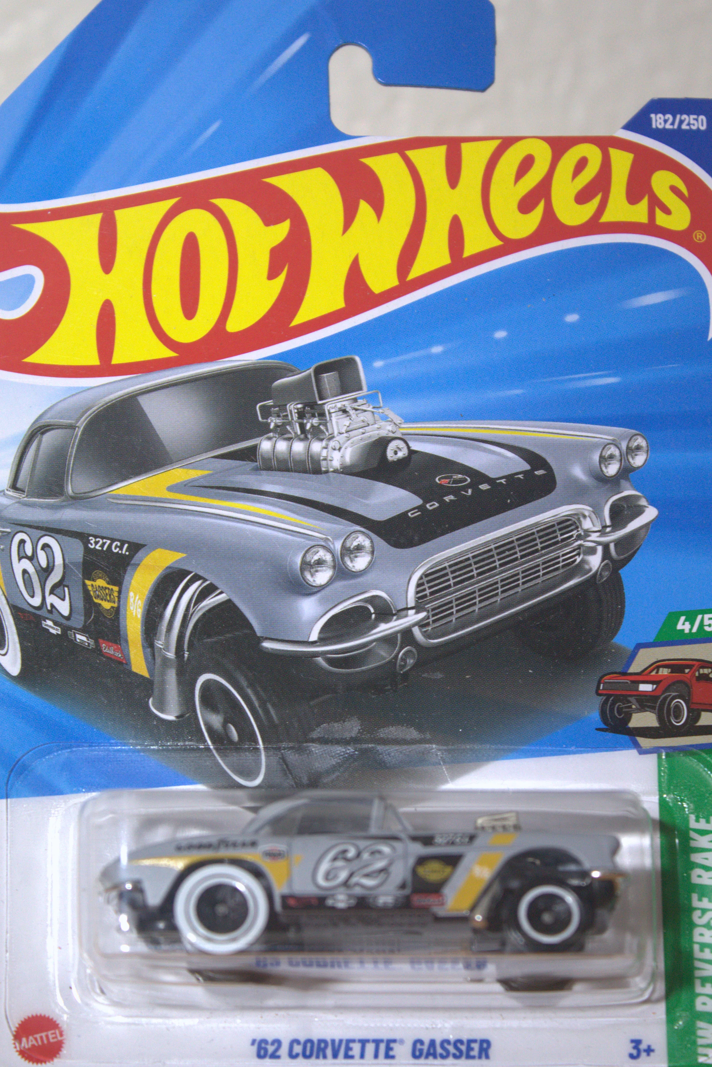 62 Corvette Gasser — frente del empaque