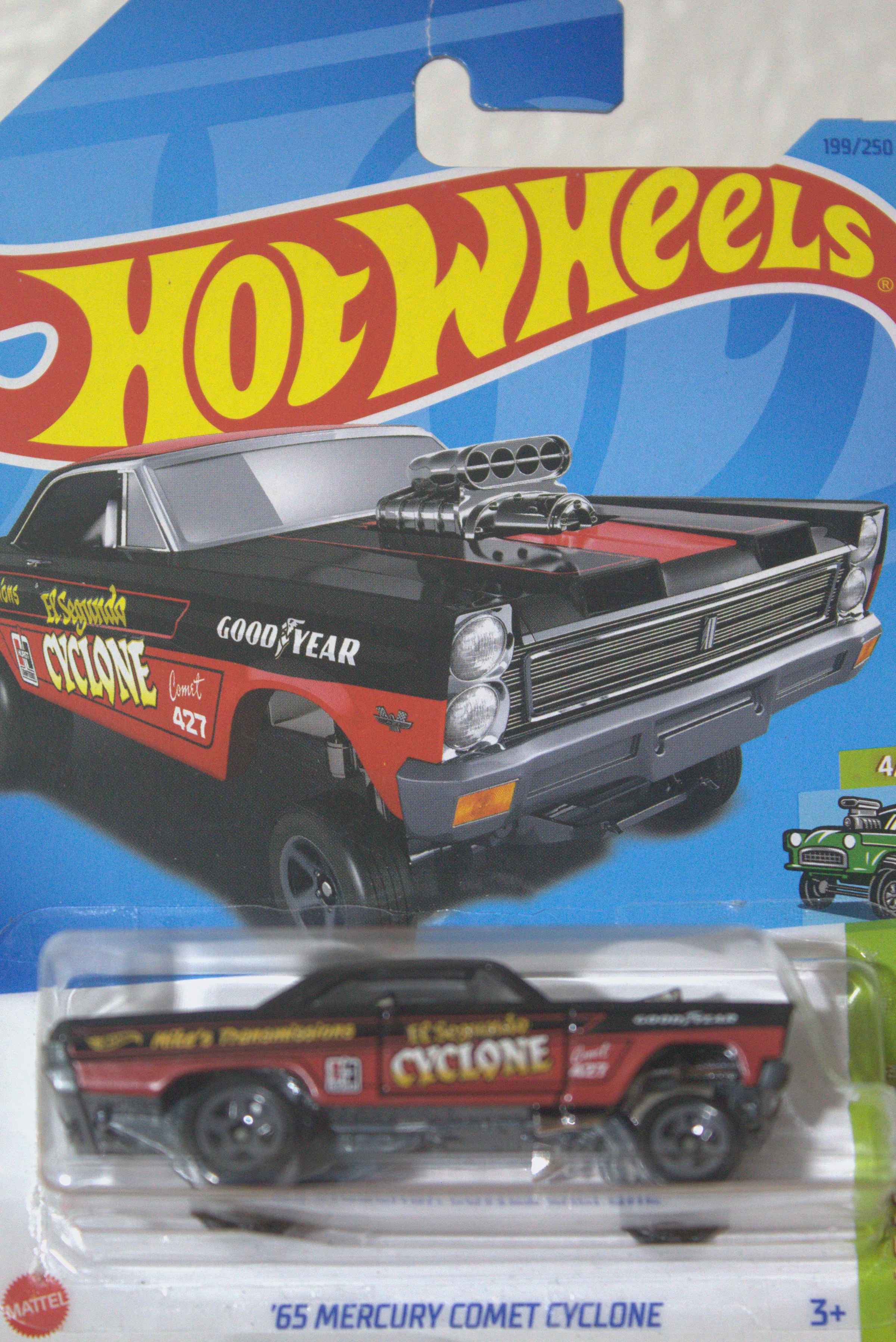 65 Mercury Comet Cyclone — frente del empaque