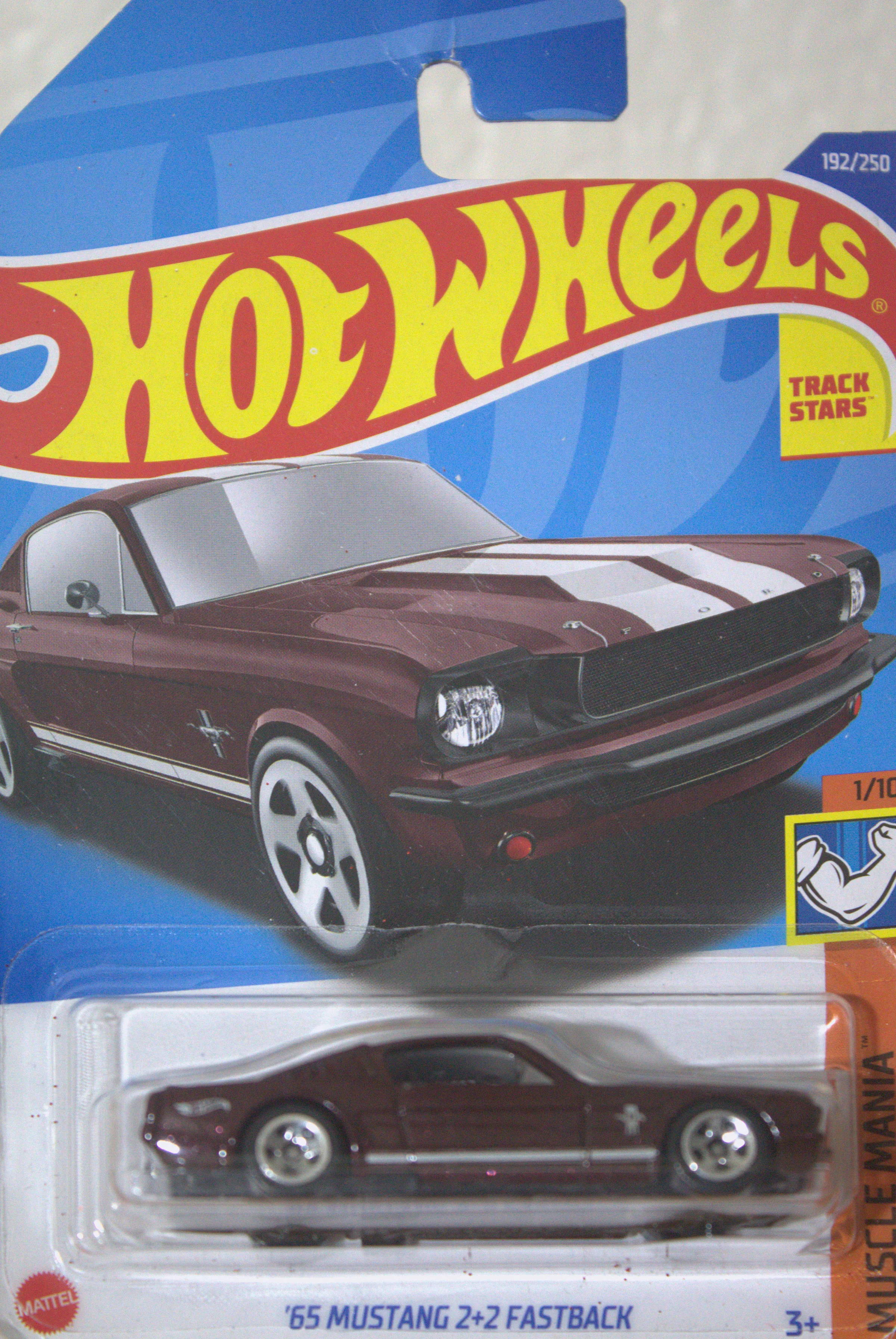 65 Mustang 2+2 Fastback — frente del empaque