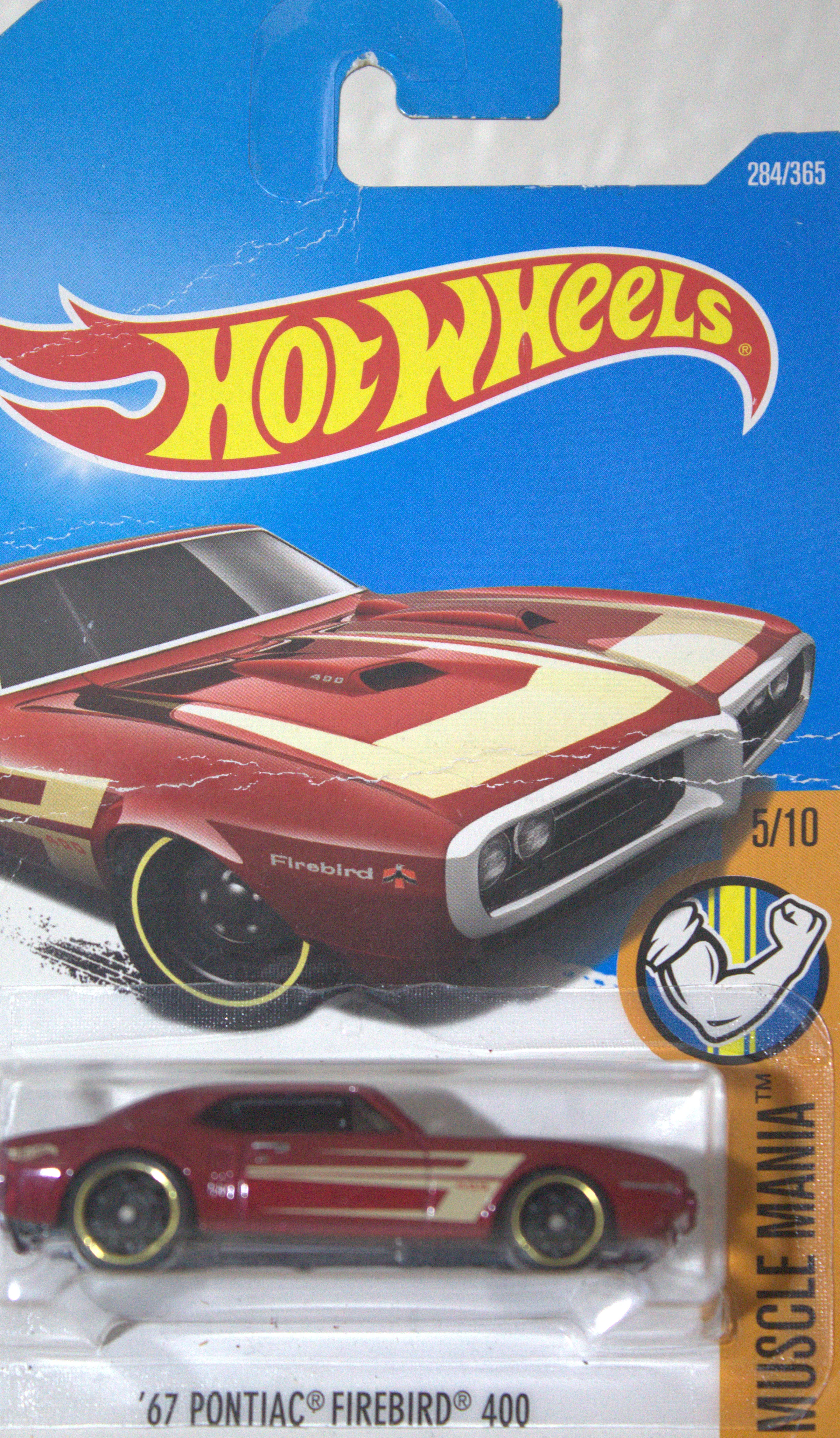 67 Pontiac Firebird 400 — frente del empaque