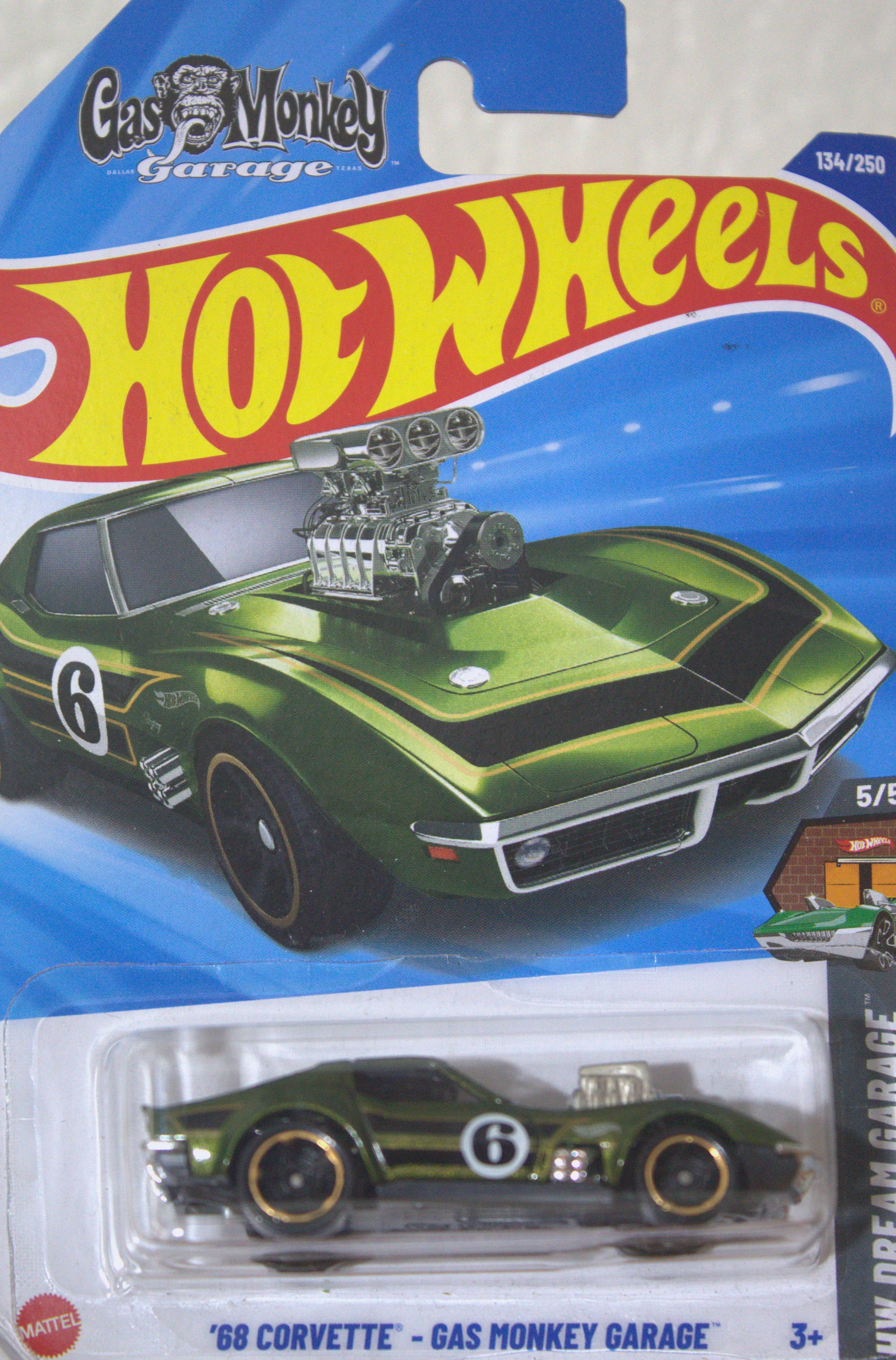 68 Corvette-Gas Monkey Garage — frente del empaque