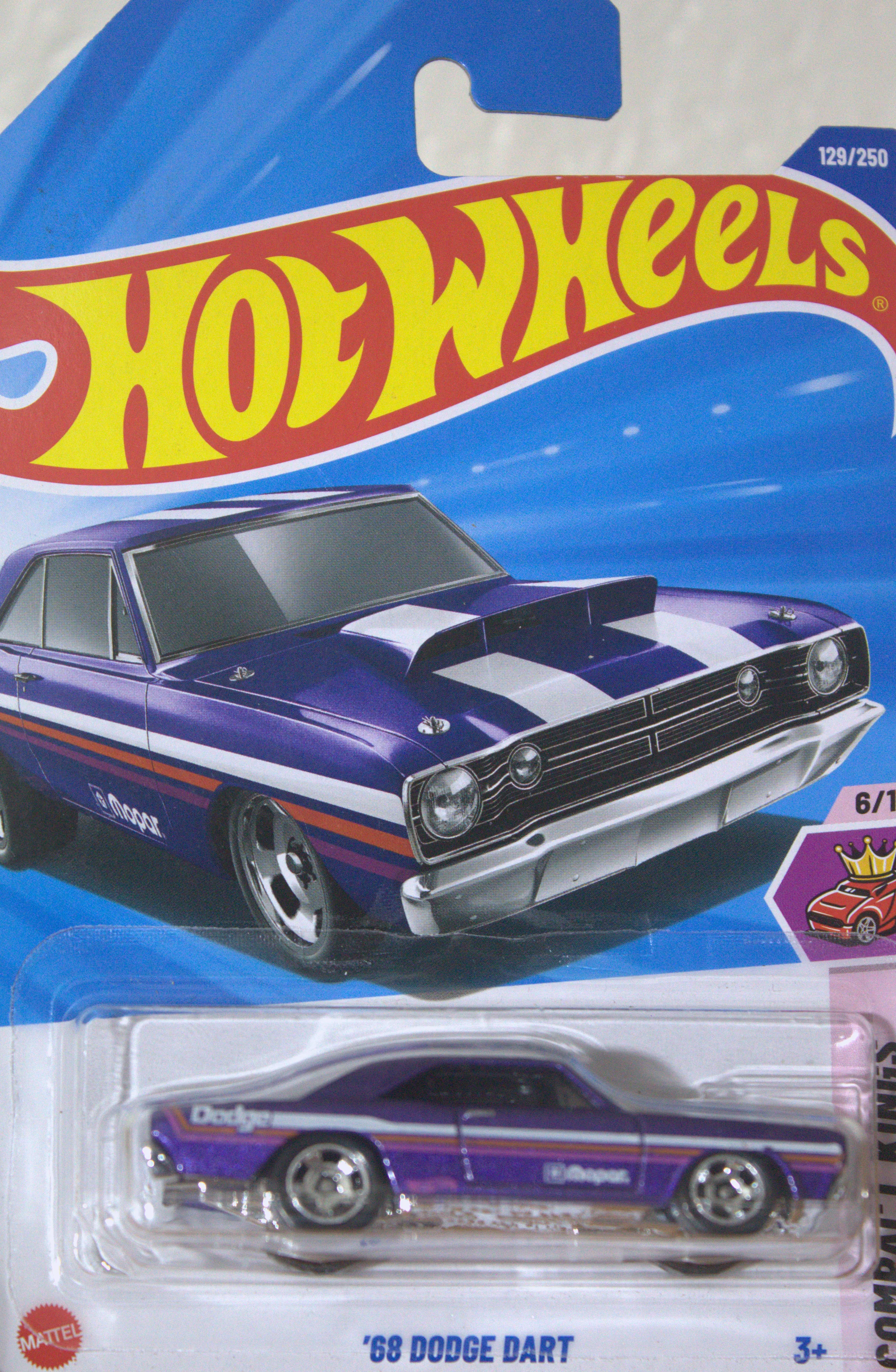 68 Dodge Dart — frente del empaque
