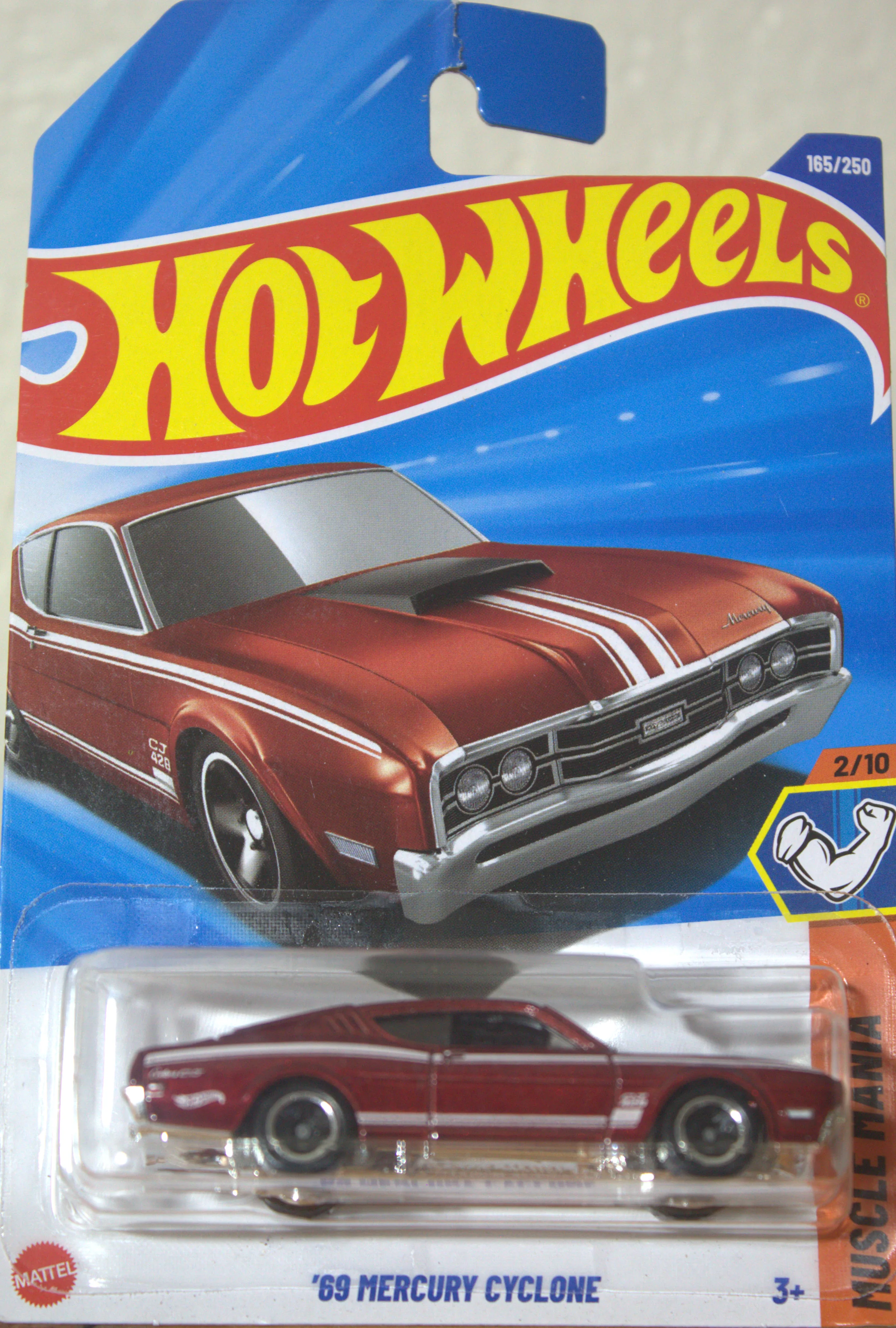 69 Mercury Cyclone — frente del empaque