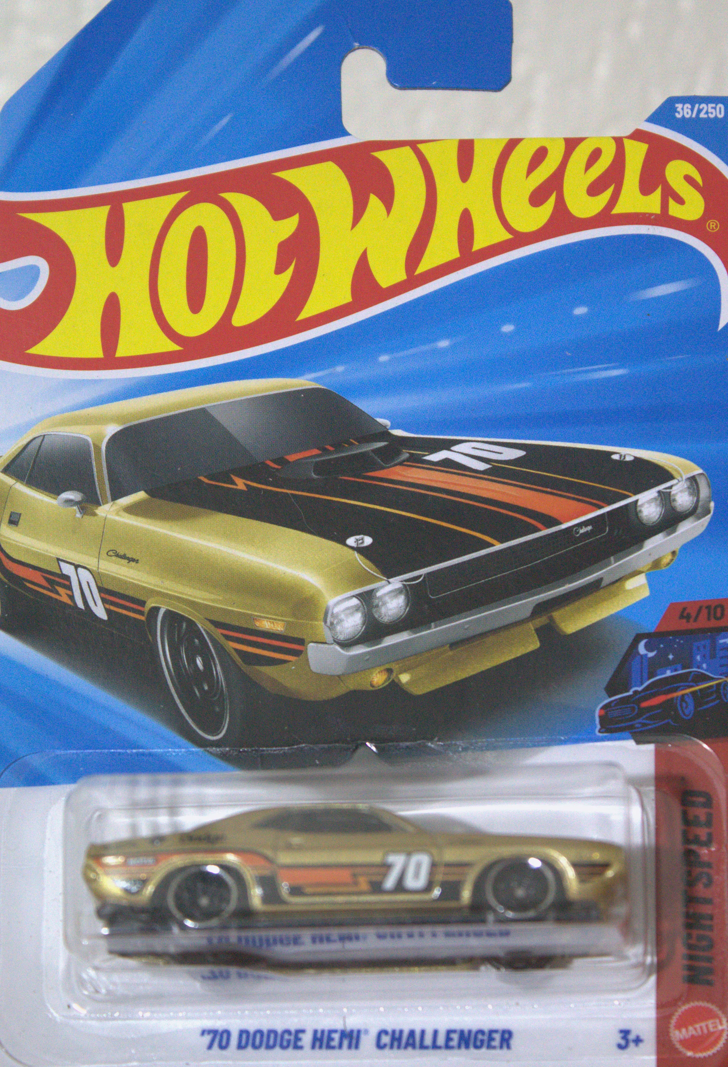 70 Dodge Hemi Challenger — frente del empaque