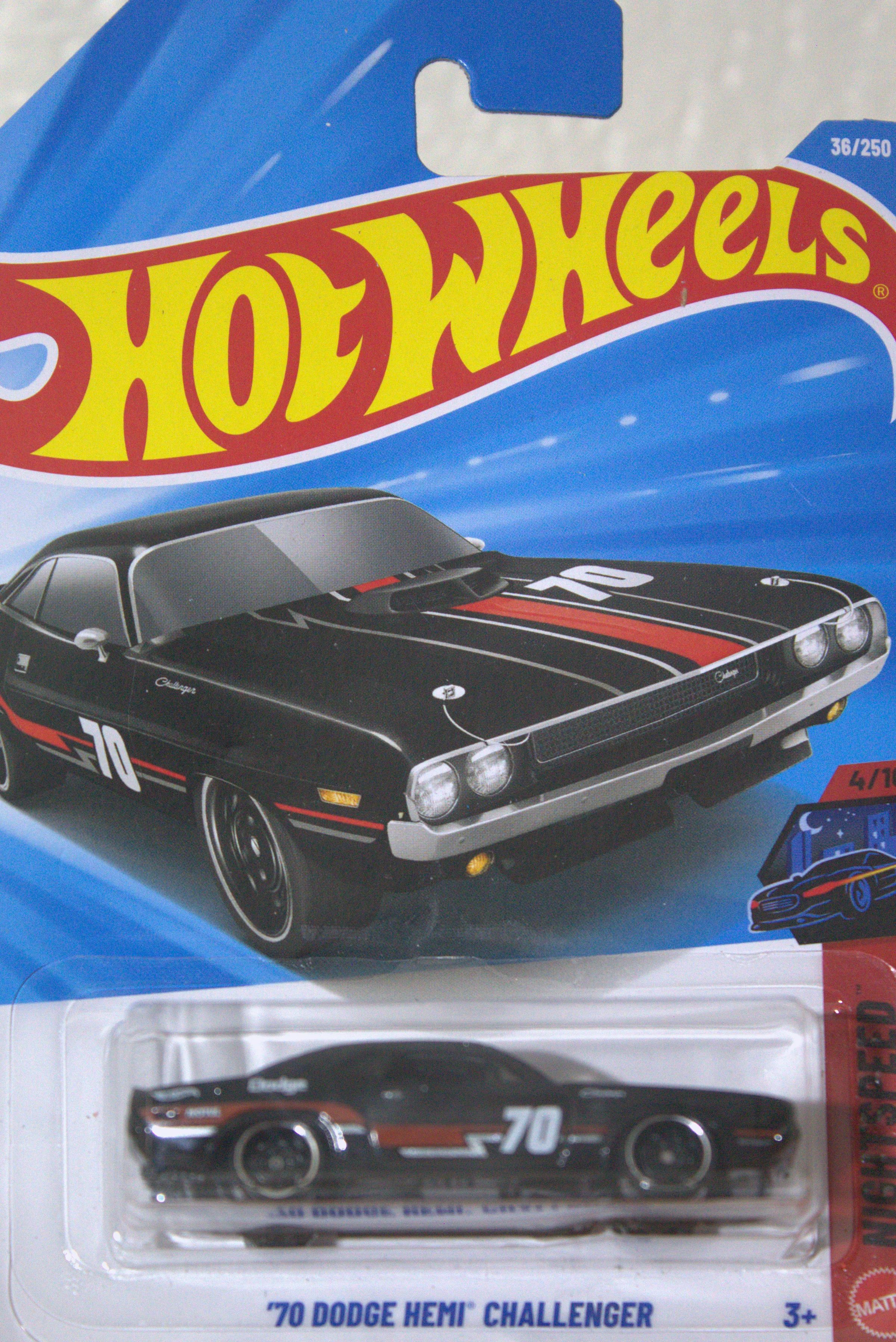 70 Dodge Hemi Challenger — frente del empaque