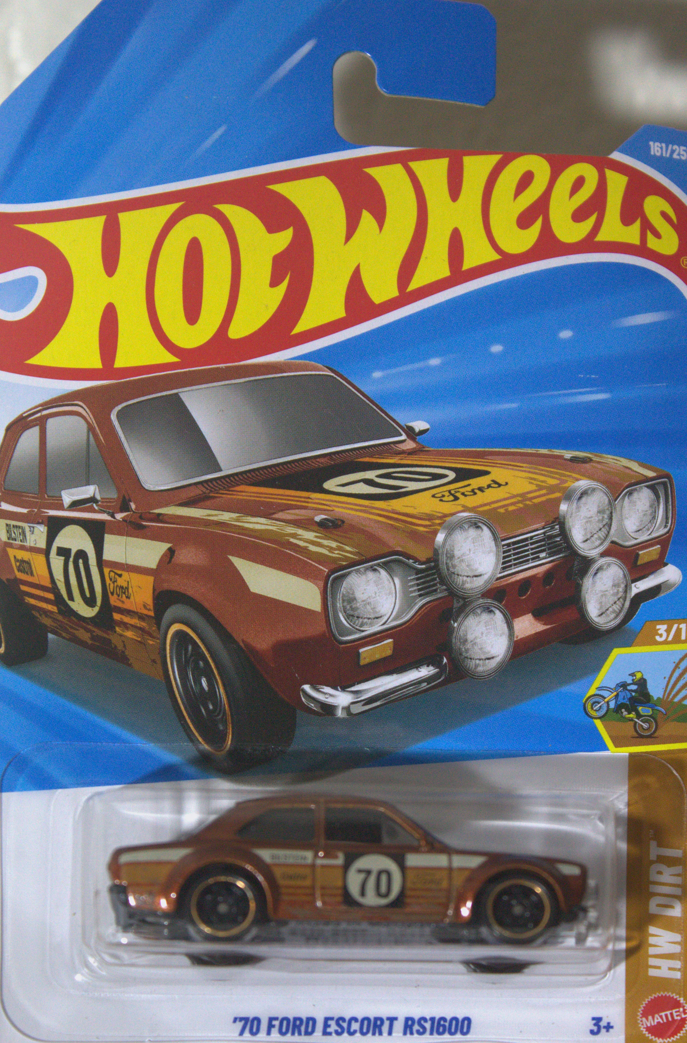 70 Ford Escort Rs1600 — frente del empaque