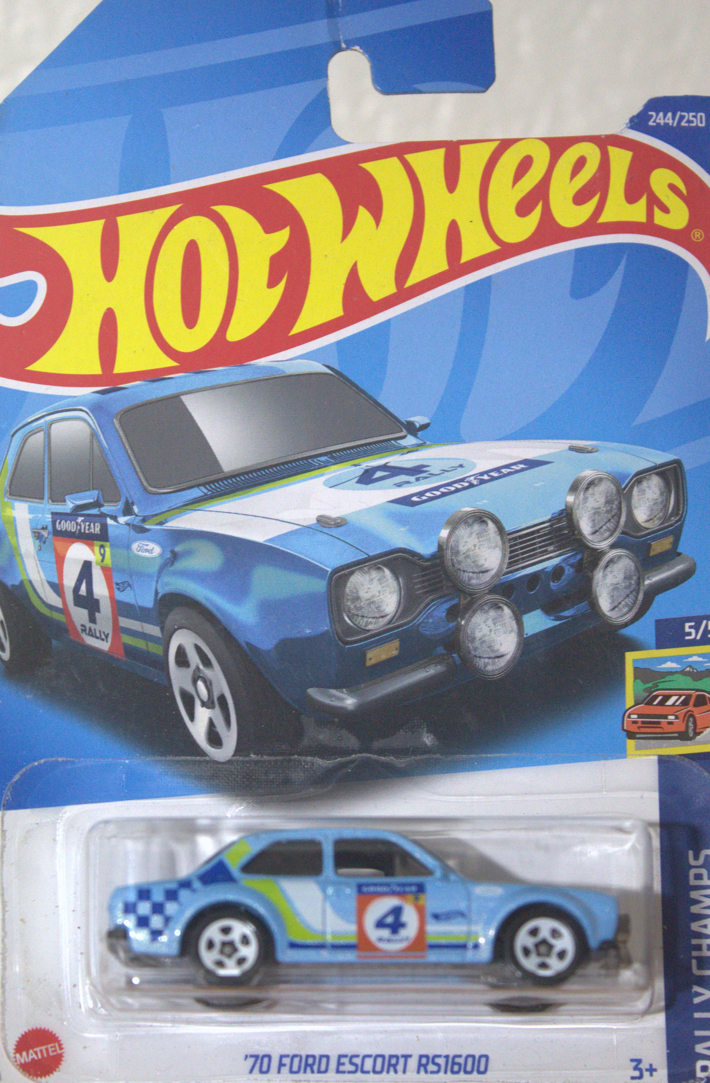 70 Ford Escort RS1600 — frente del empaque