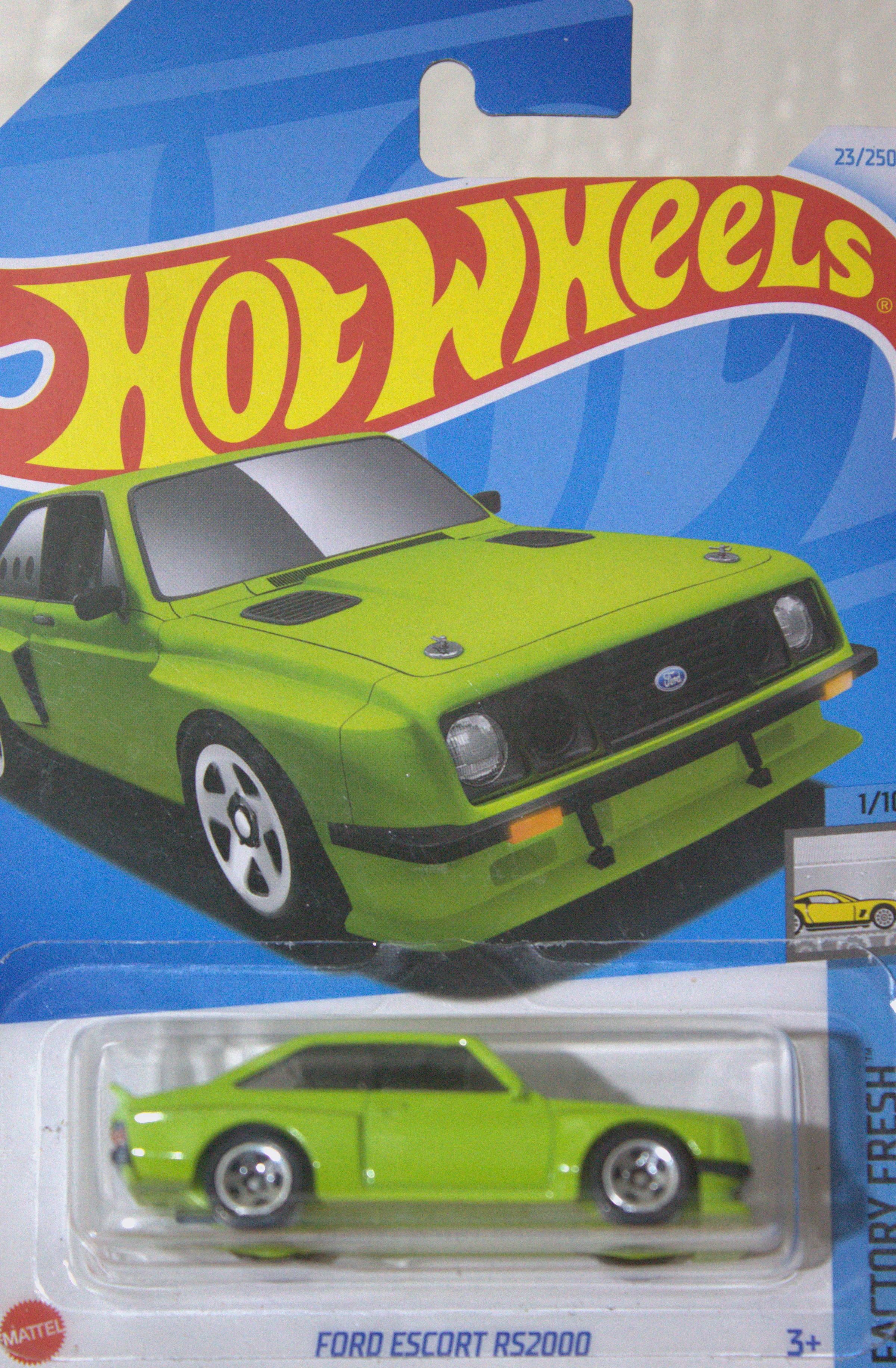 70 Ford Escort RS1600 — frente del empaque