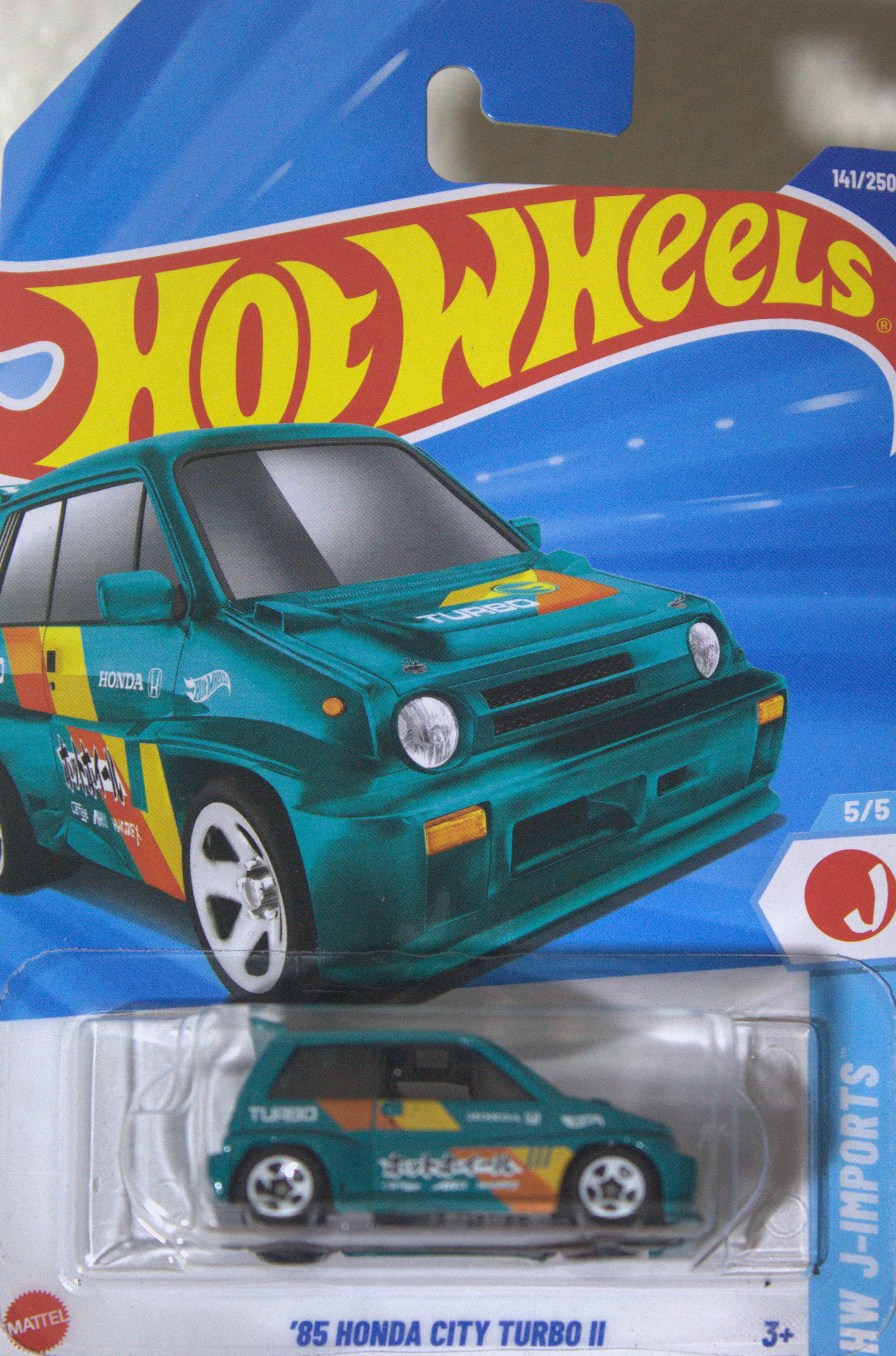 85 Honda City Turbo 2 — frente del empaque