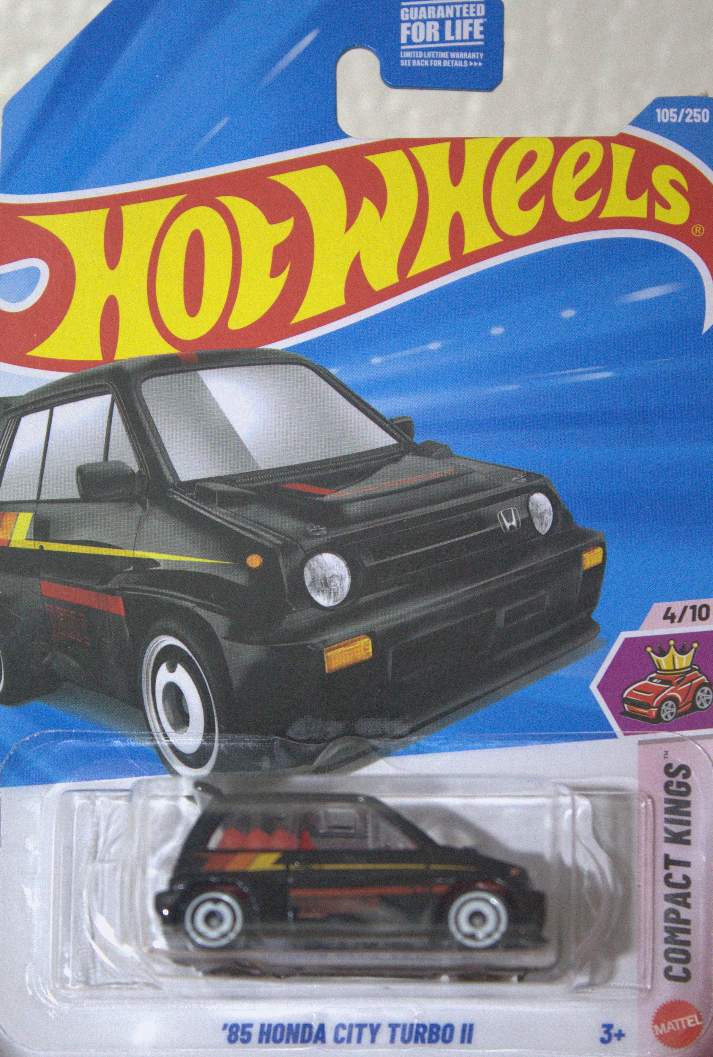 85 Honda City Turbo II — frente del empaque