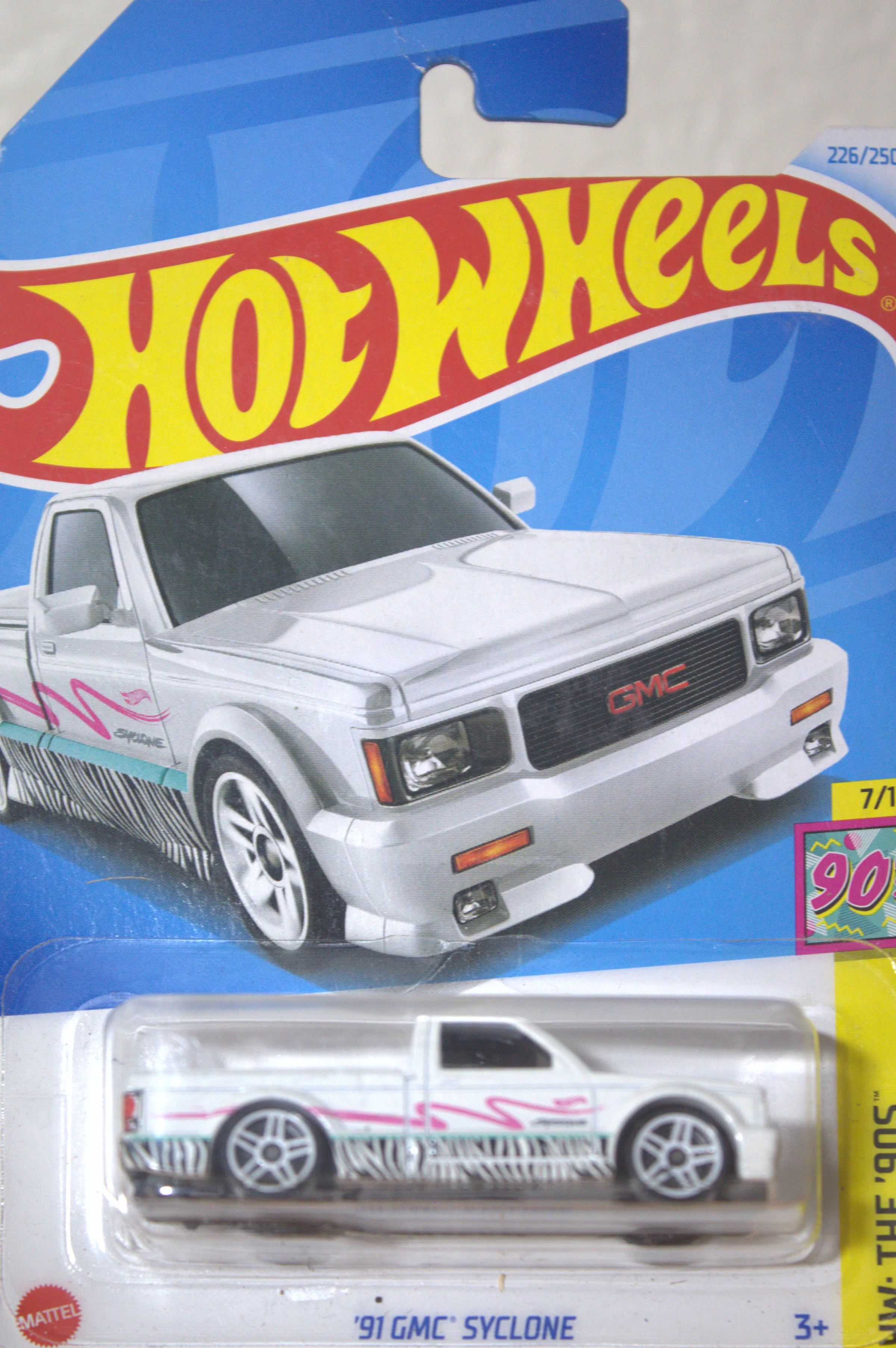 91 GMC Syclone — frente del empaque