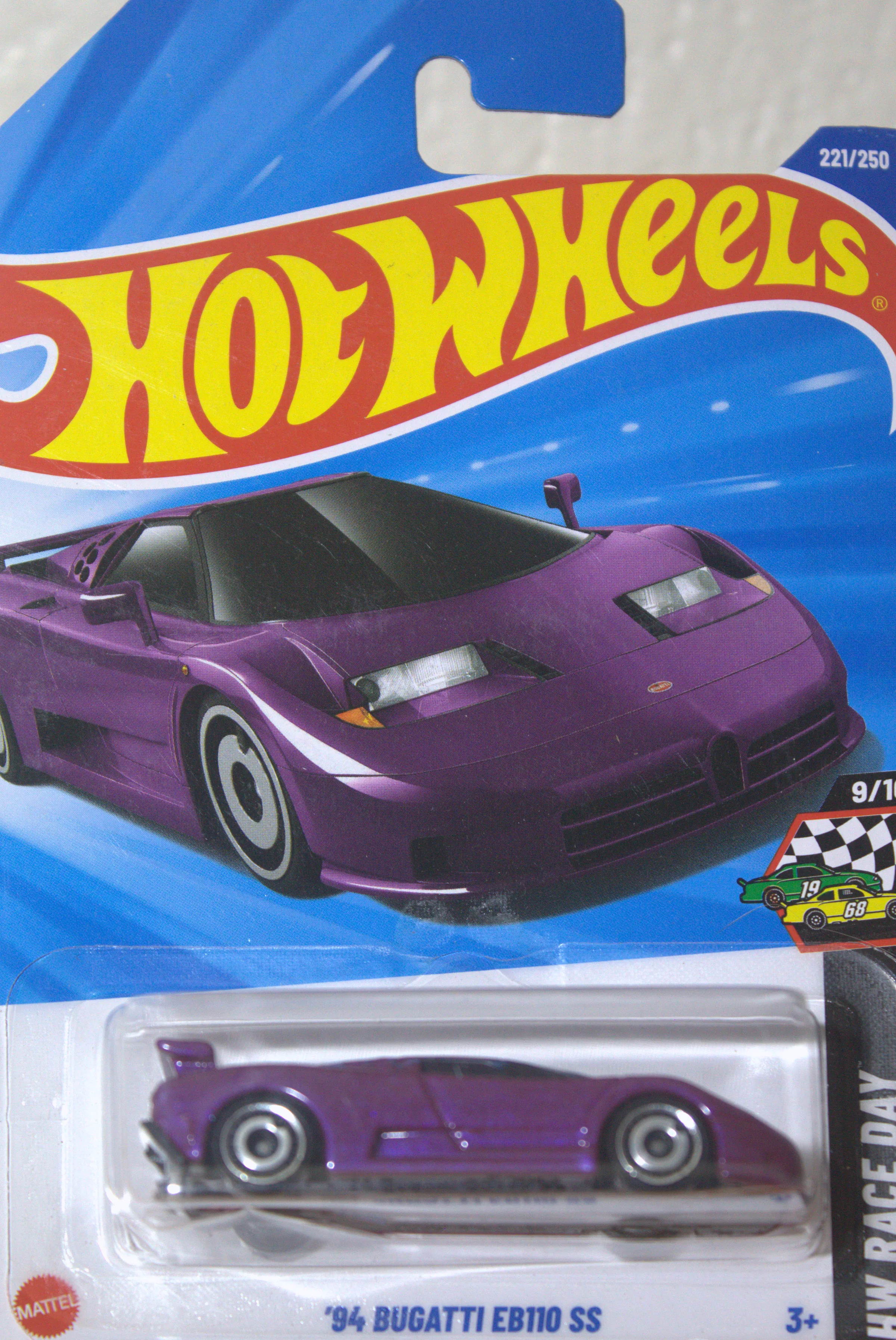 94 Bugatti EB110 SS — frente del empaque