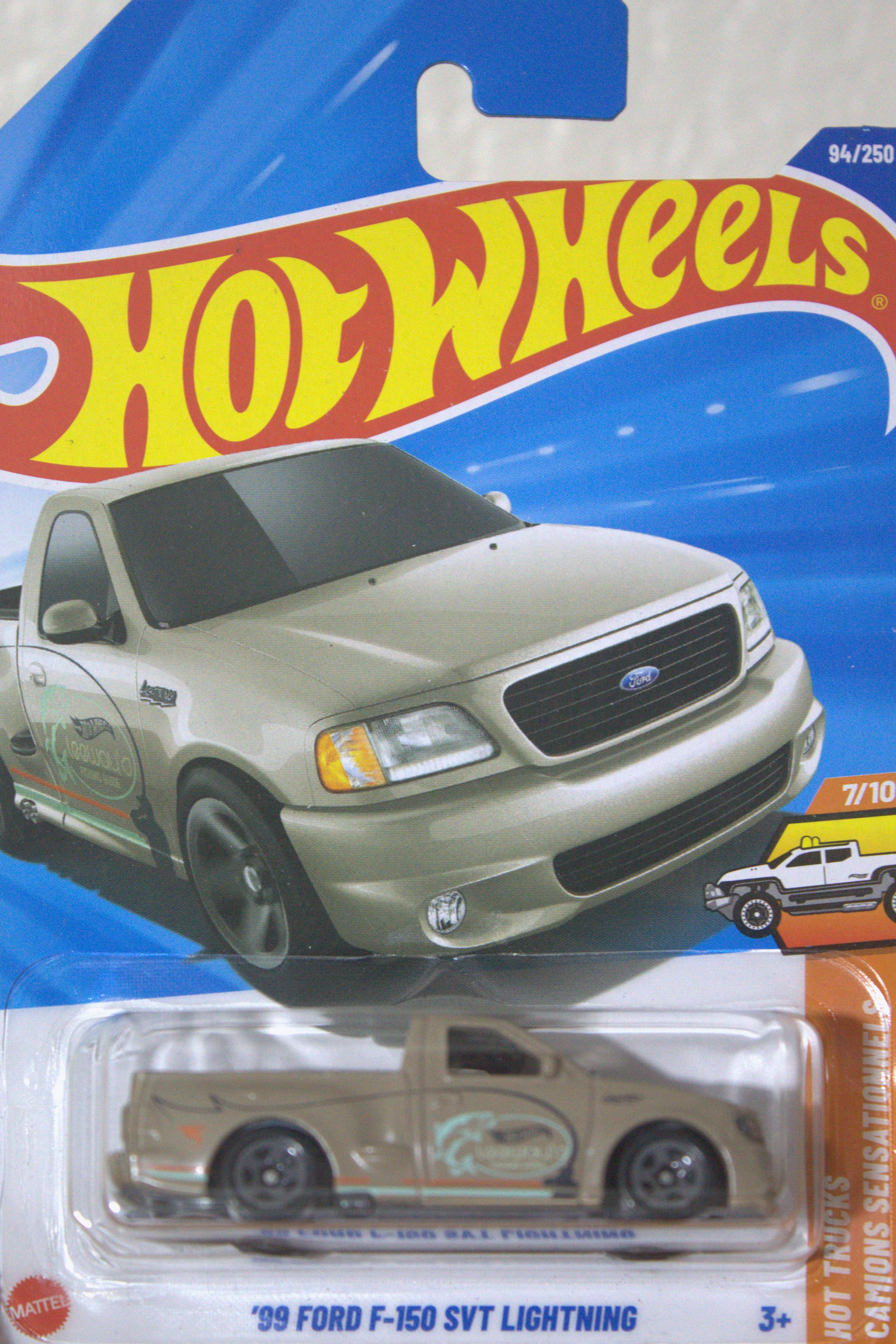 99 Ford F-150 SVT Lightning — frente del empaque