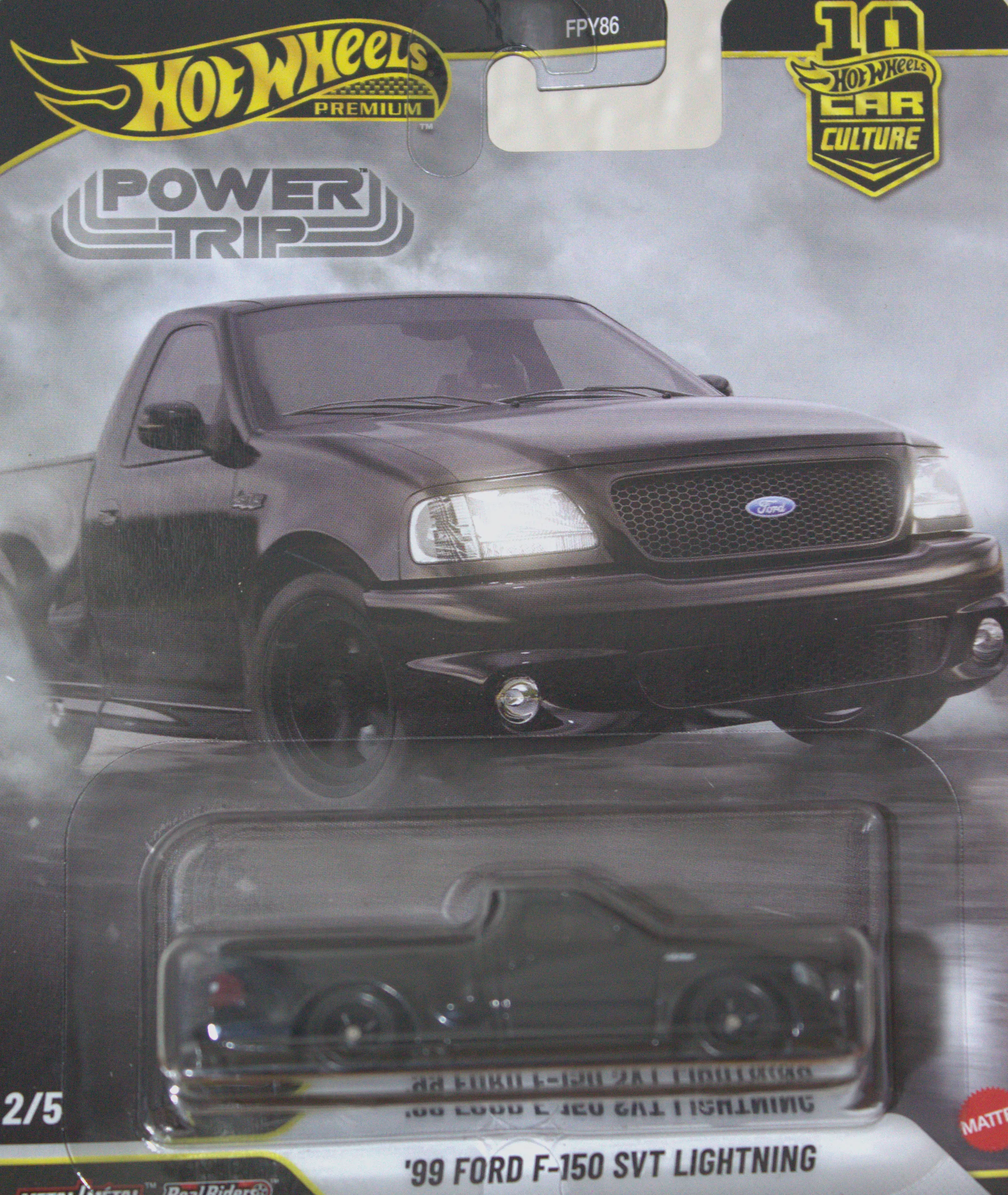 99 Ford F-150 SVT Lightning — frente del empaque