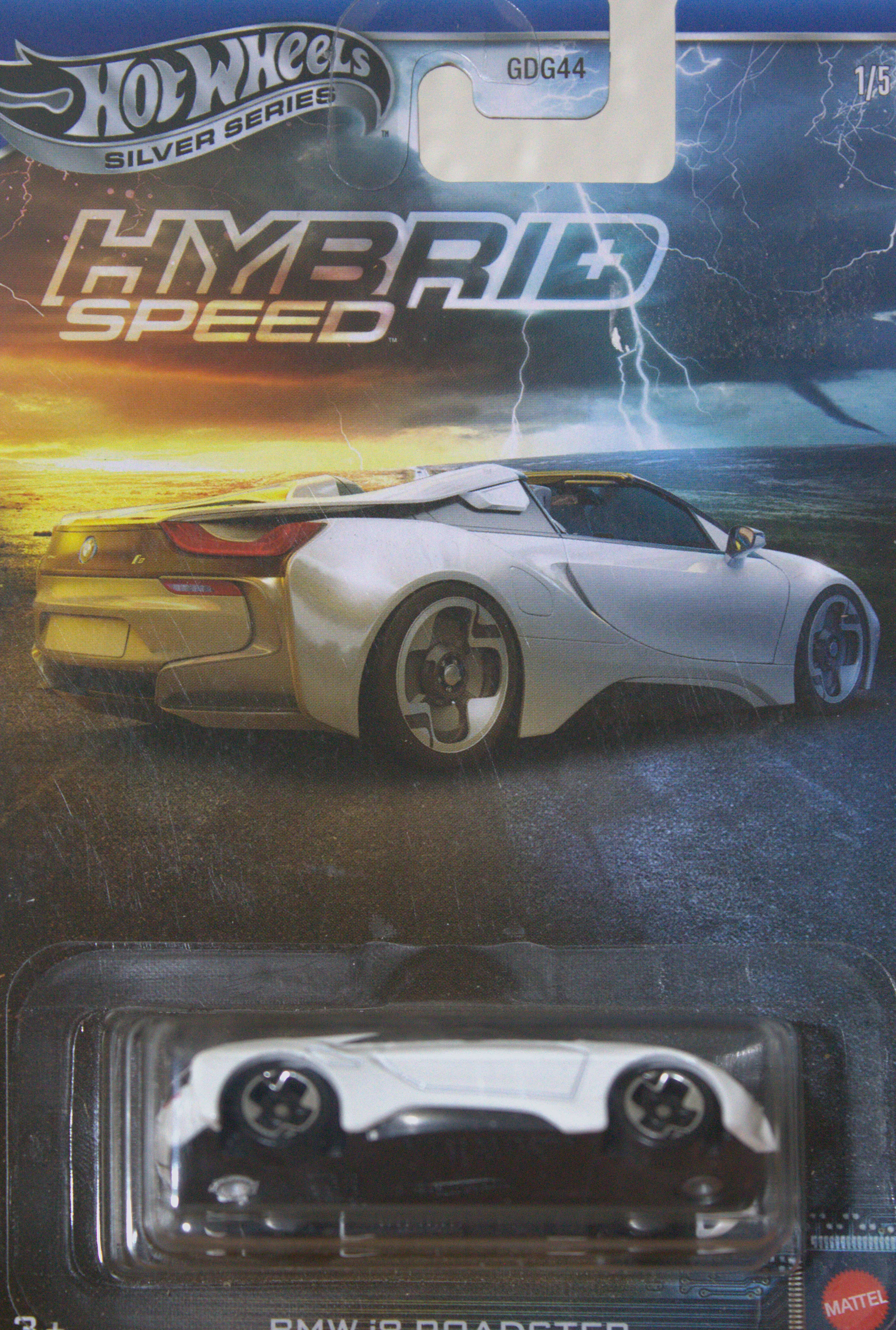BMW i8 Roadster — frente del empaque