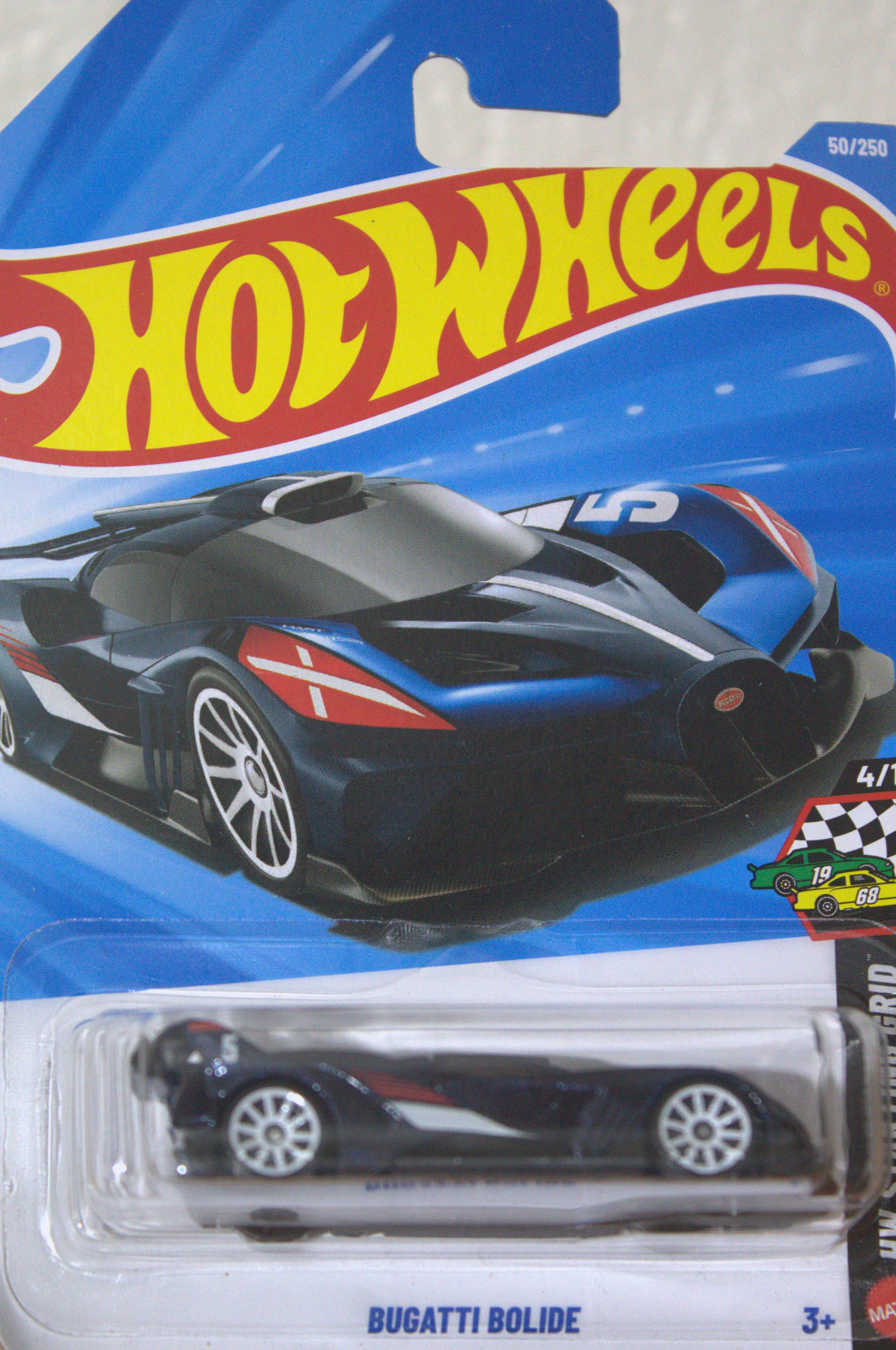 Bugatti Bolide — frente del empaque