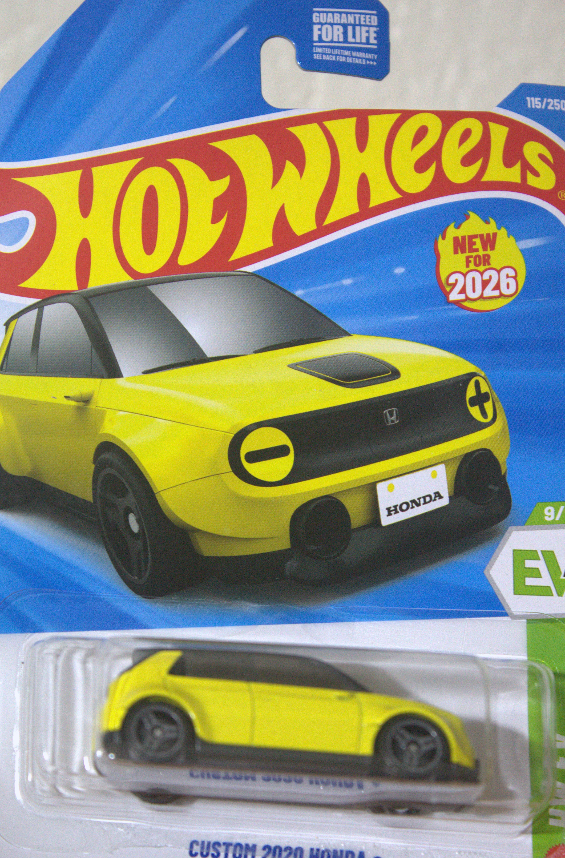 Custom 2020 Honda  e — frente del empaque