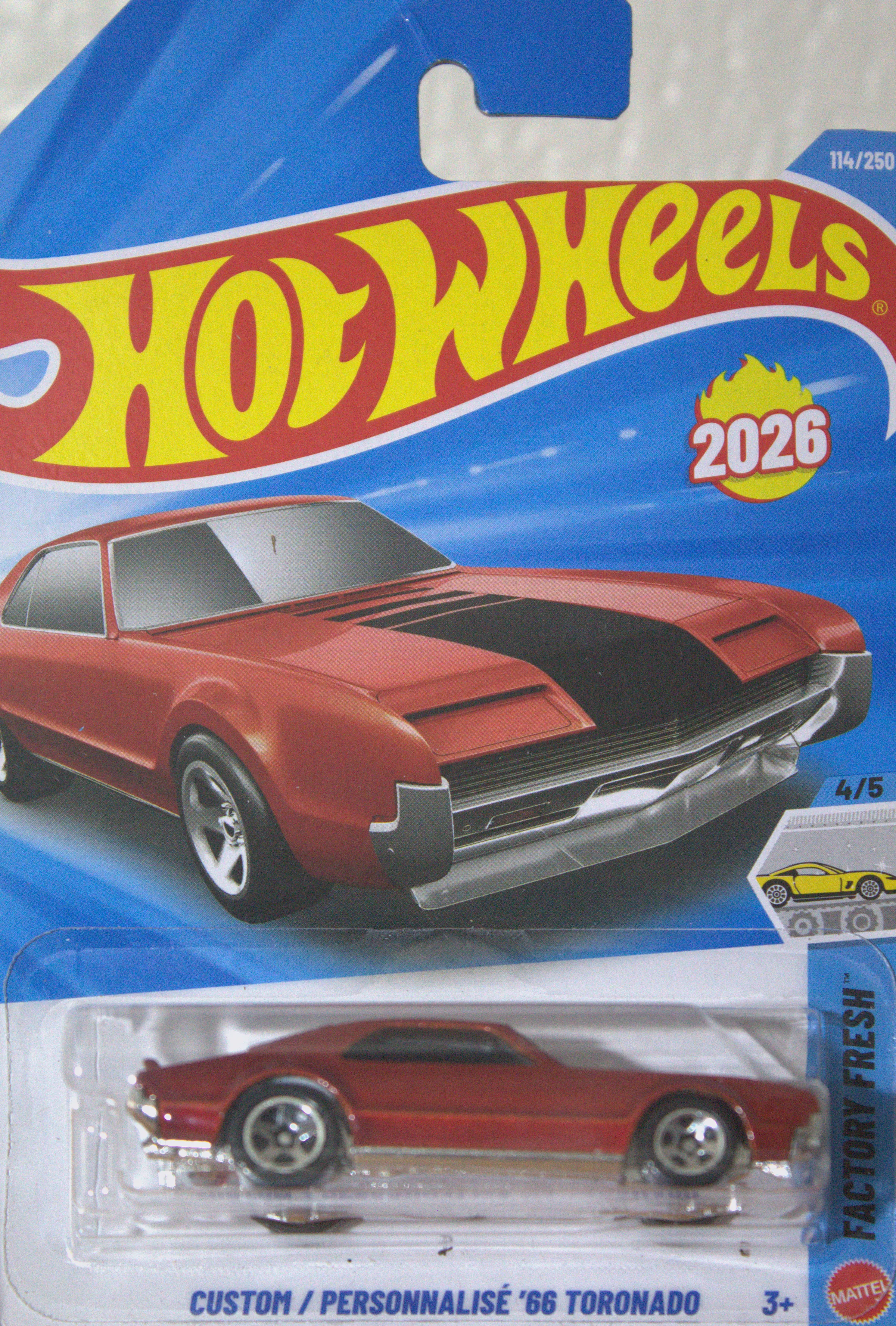 Custom 66 Toronado — frente del empaque
