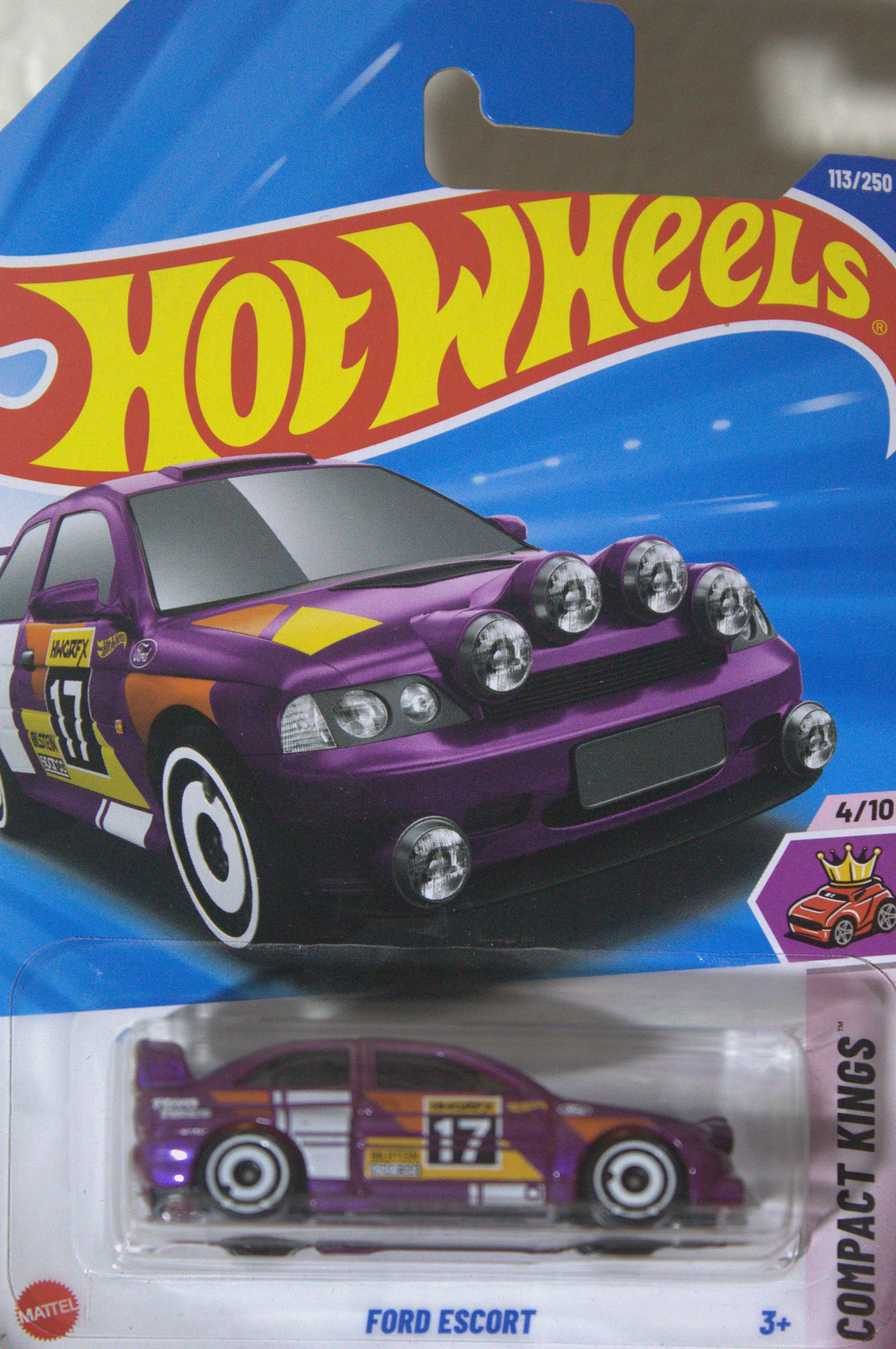 Ford Escort — frente del empaque