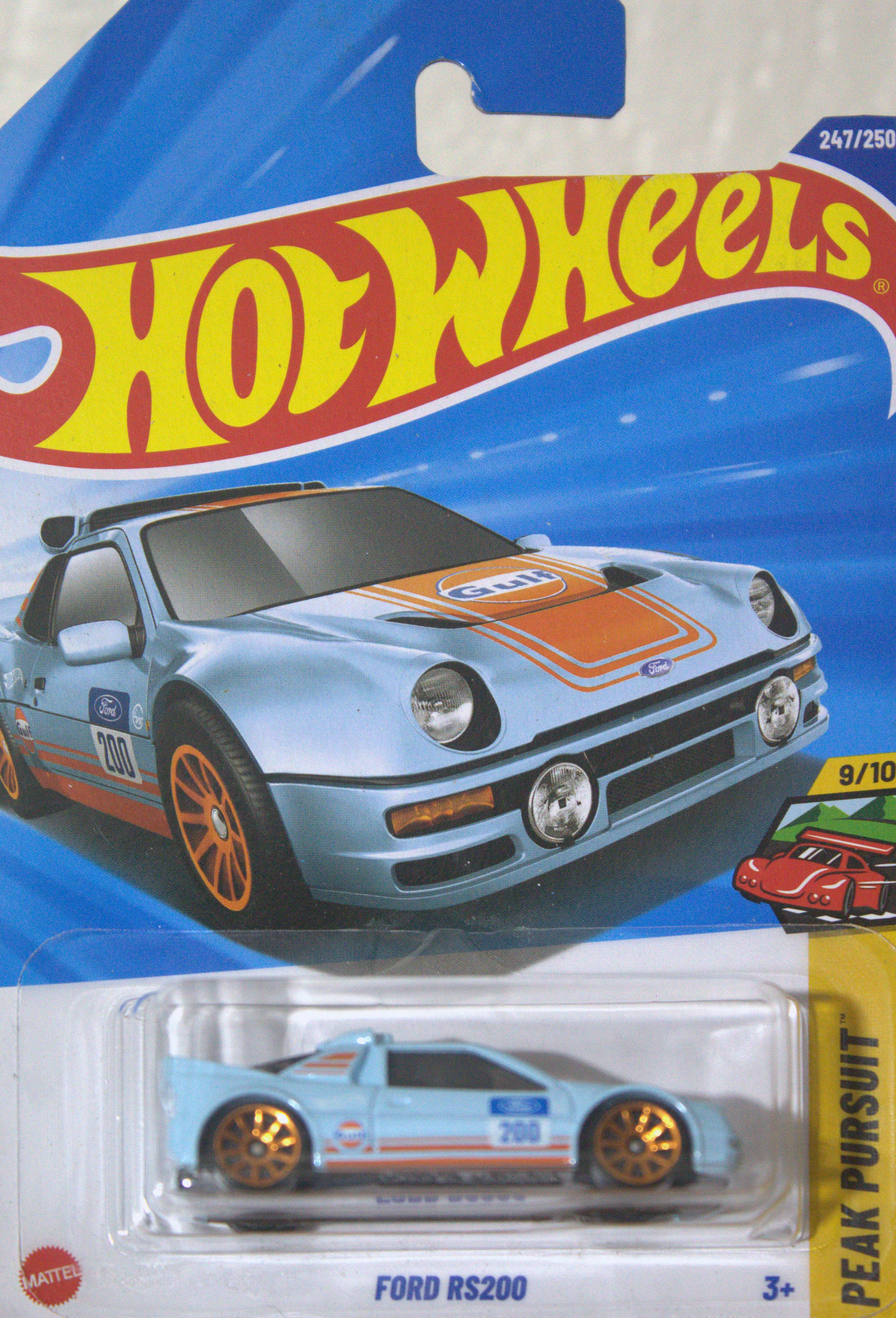 Ford RS200 — frente del empaque