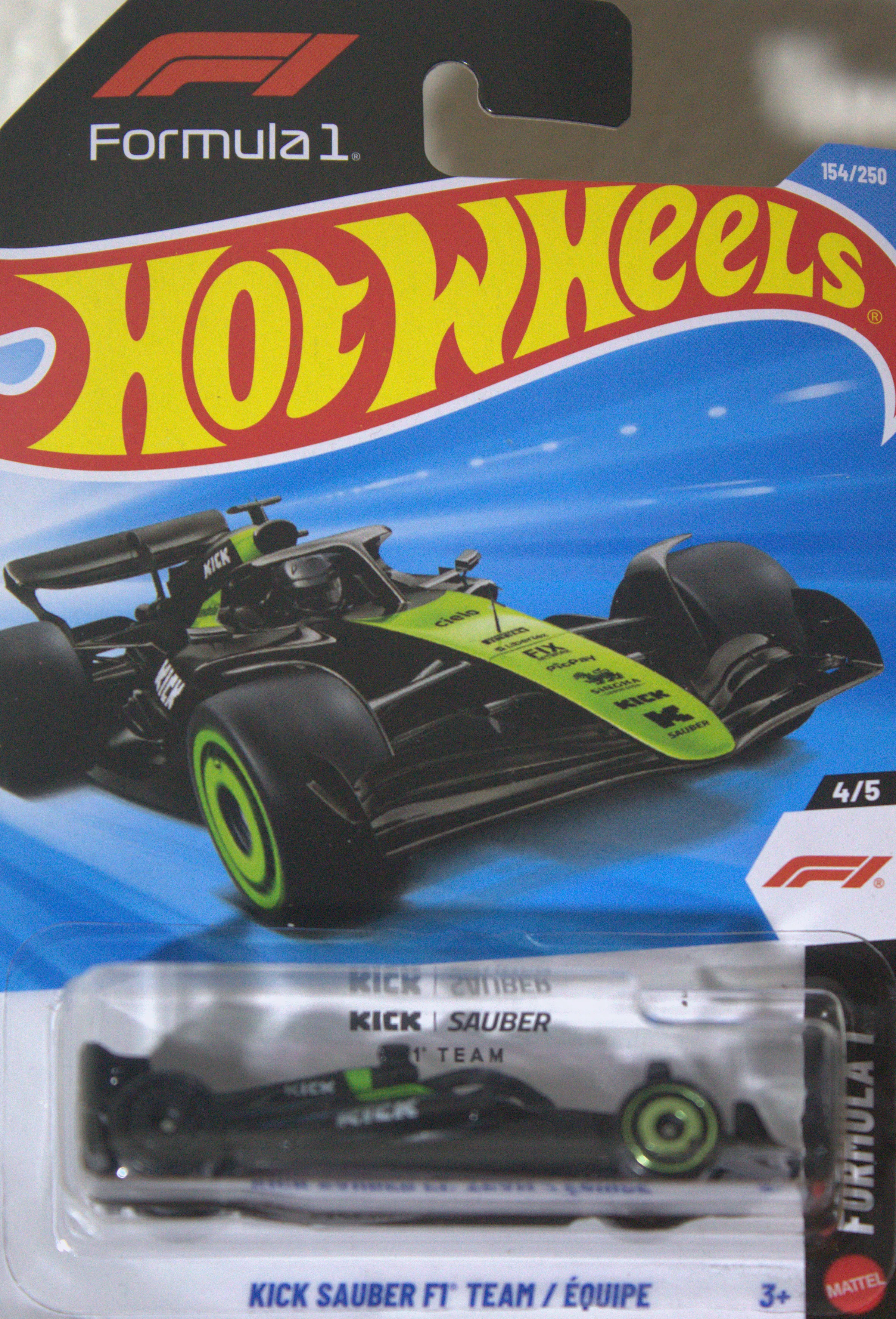Kick Sauber F1 Team — frente del empaque