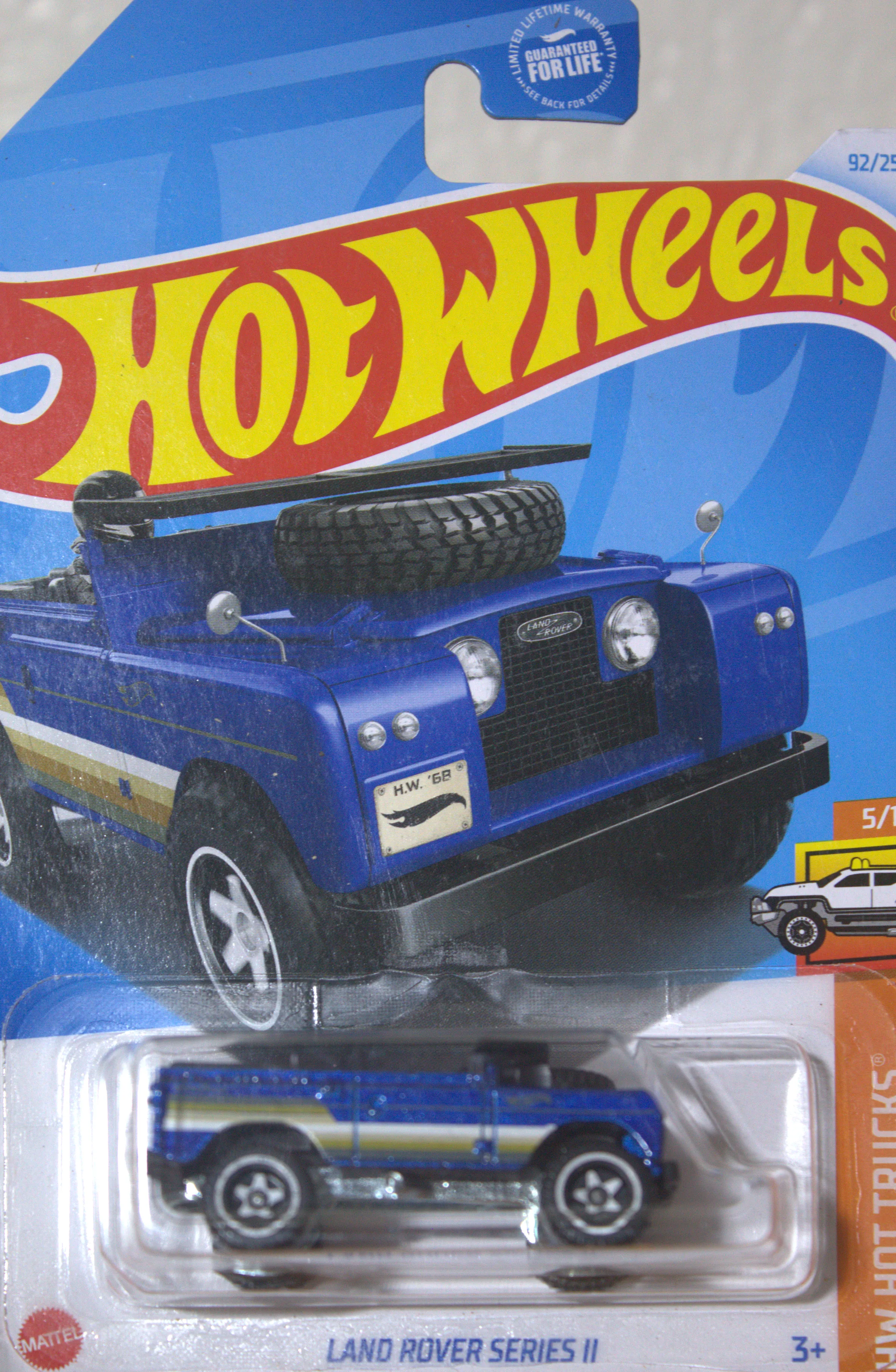 Land Rover Series II — frente del empaque