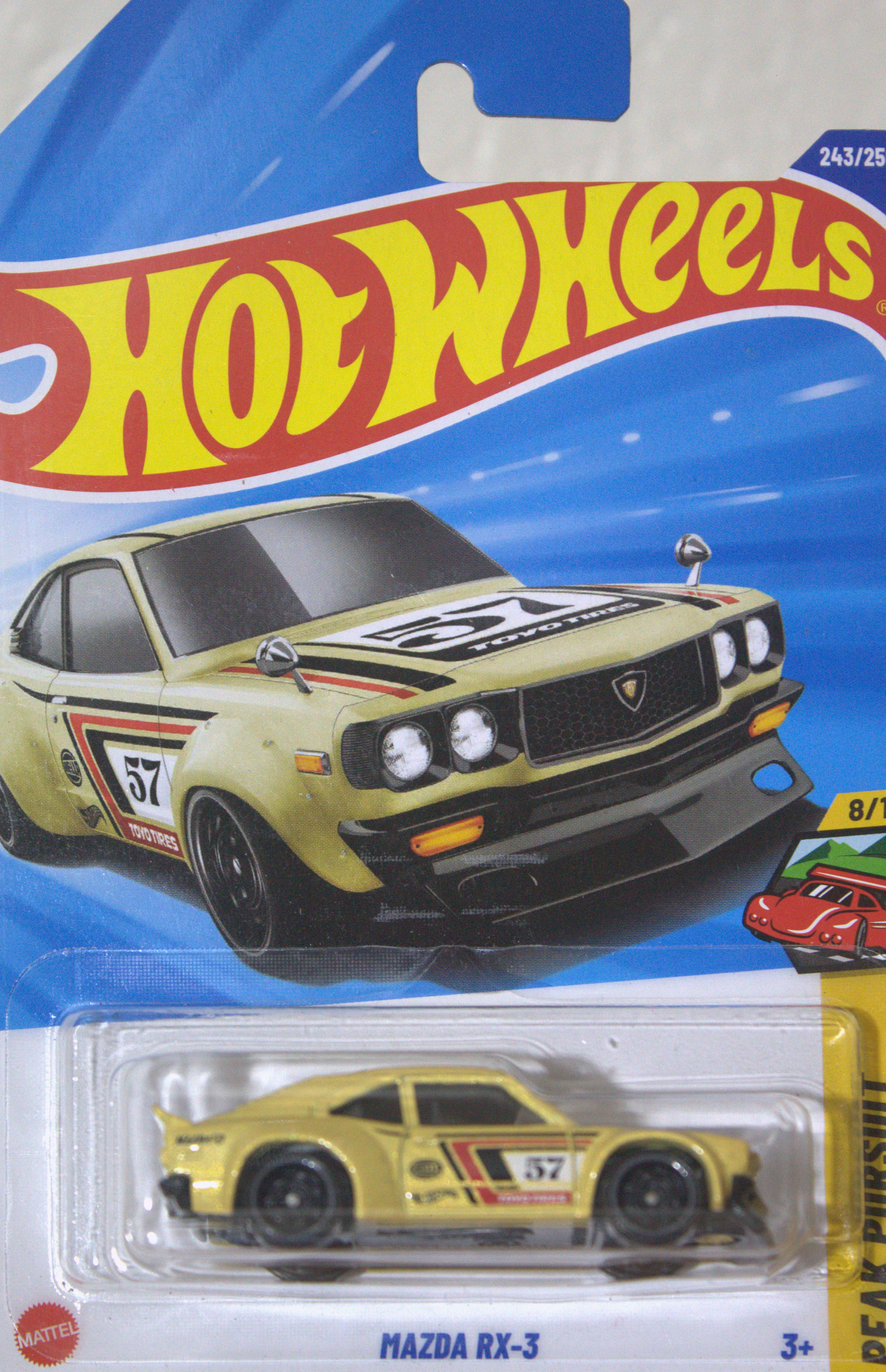 Mazda RX-3 — frente del empaque