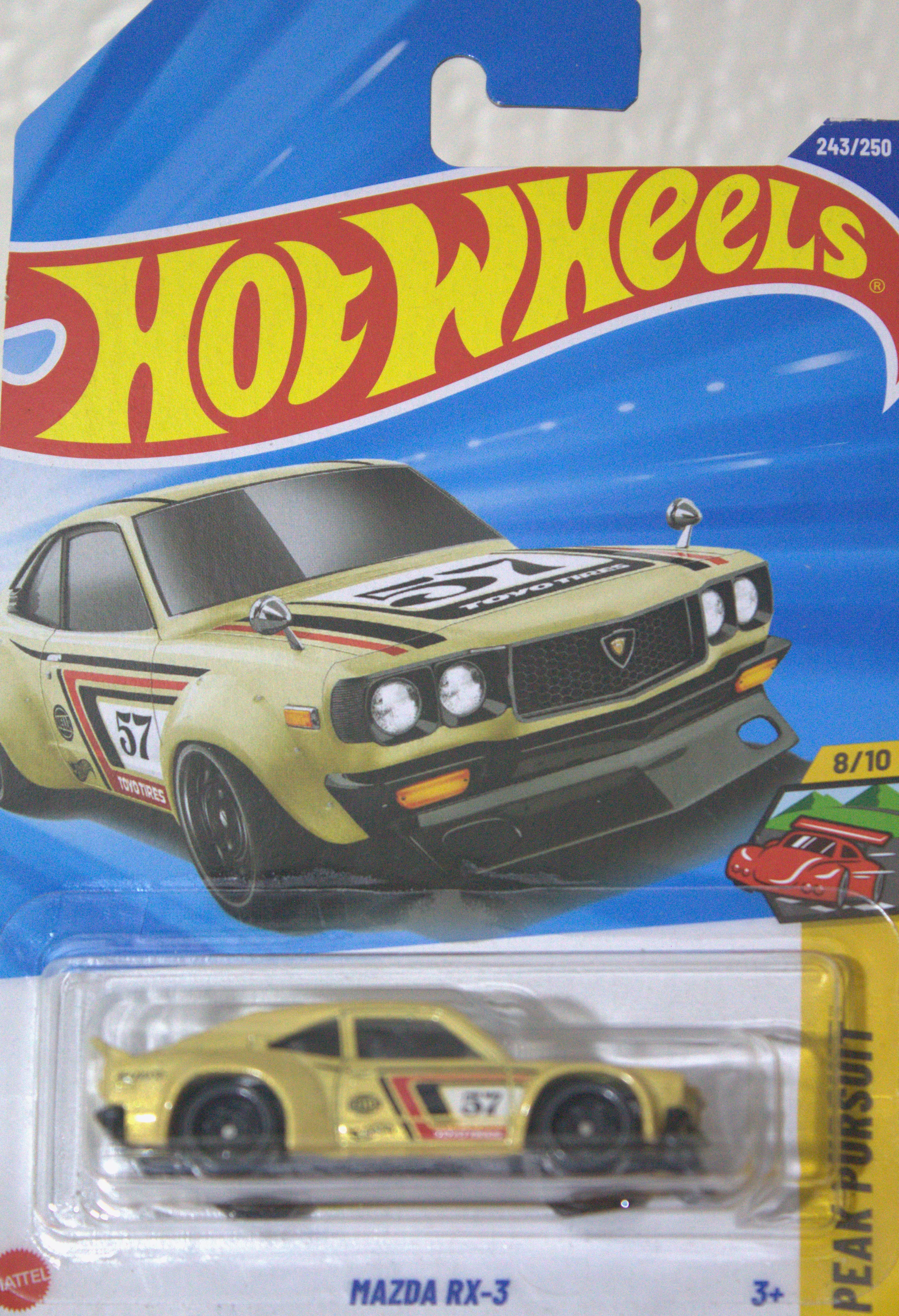 Mazda RX-3 — frente del empaque