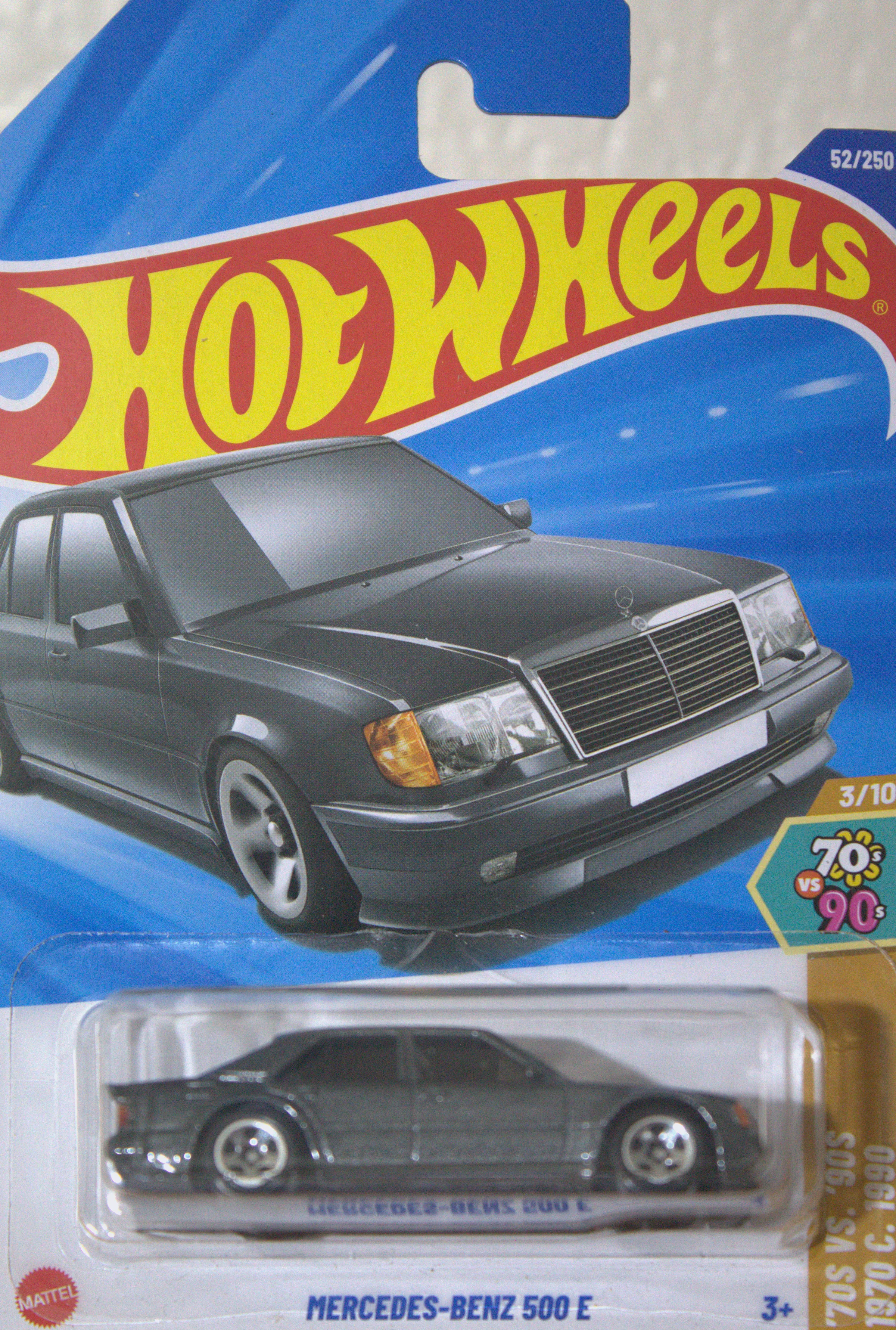 Mercedes-Benz 500 E — frente del empaque