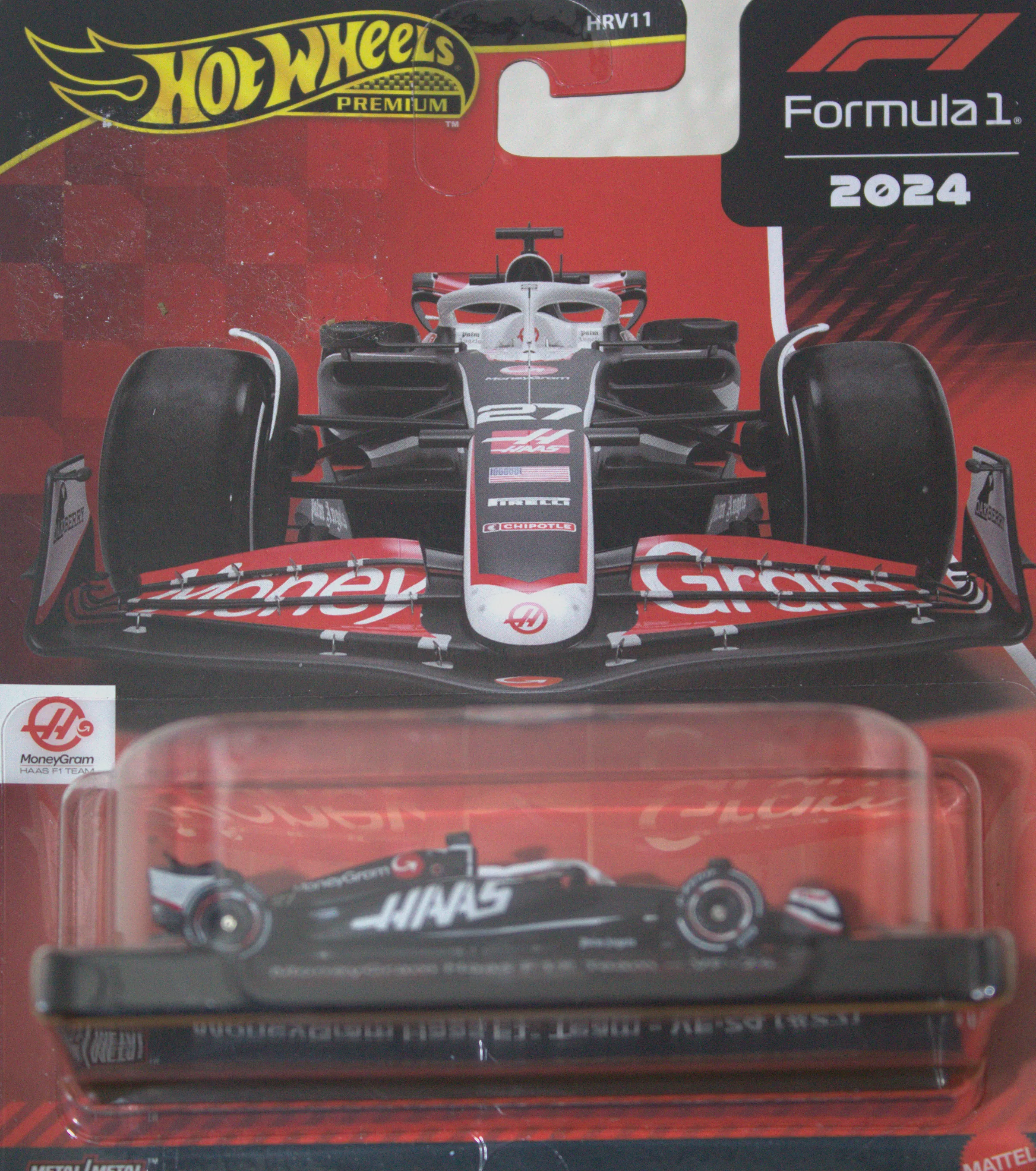 MoneyGram Haas F1 Team-VF-24 (#27) — frente del empaque