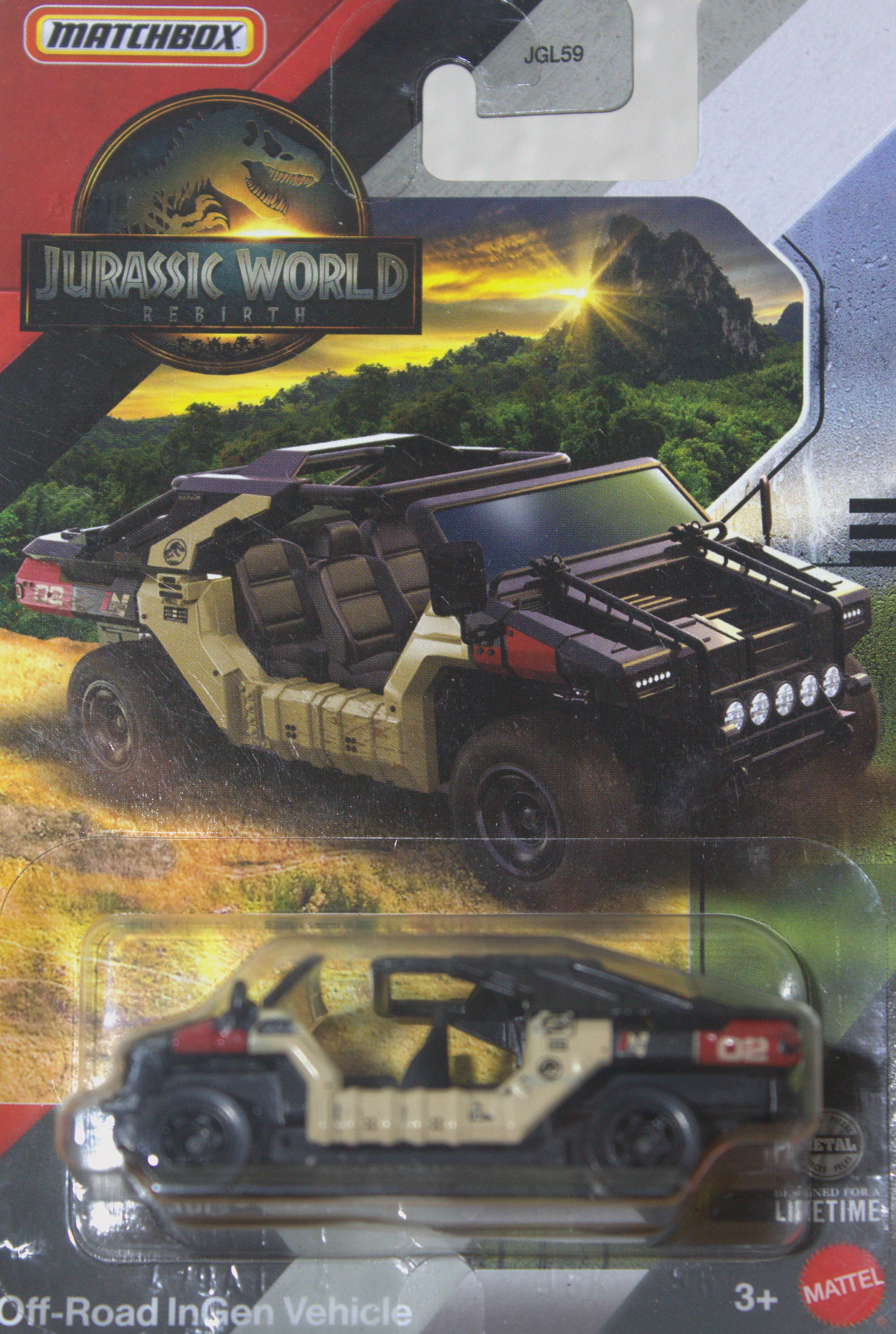 Off-Road InGen Vehicle — frente del empaque