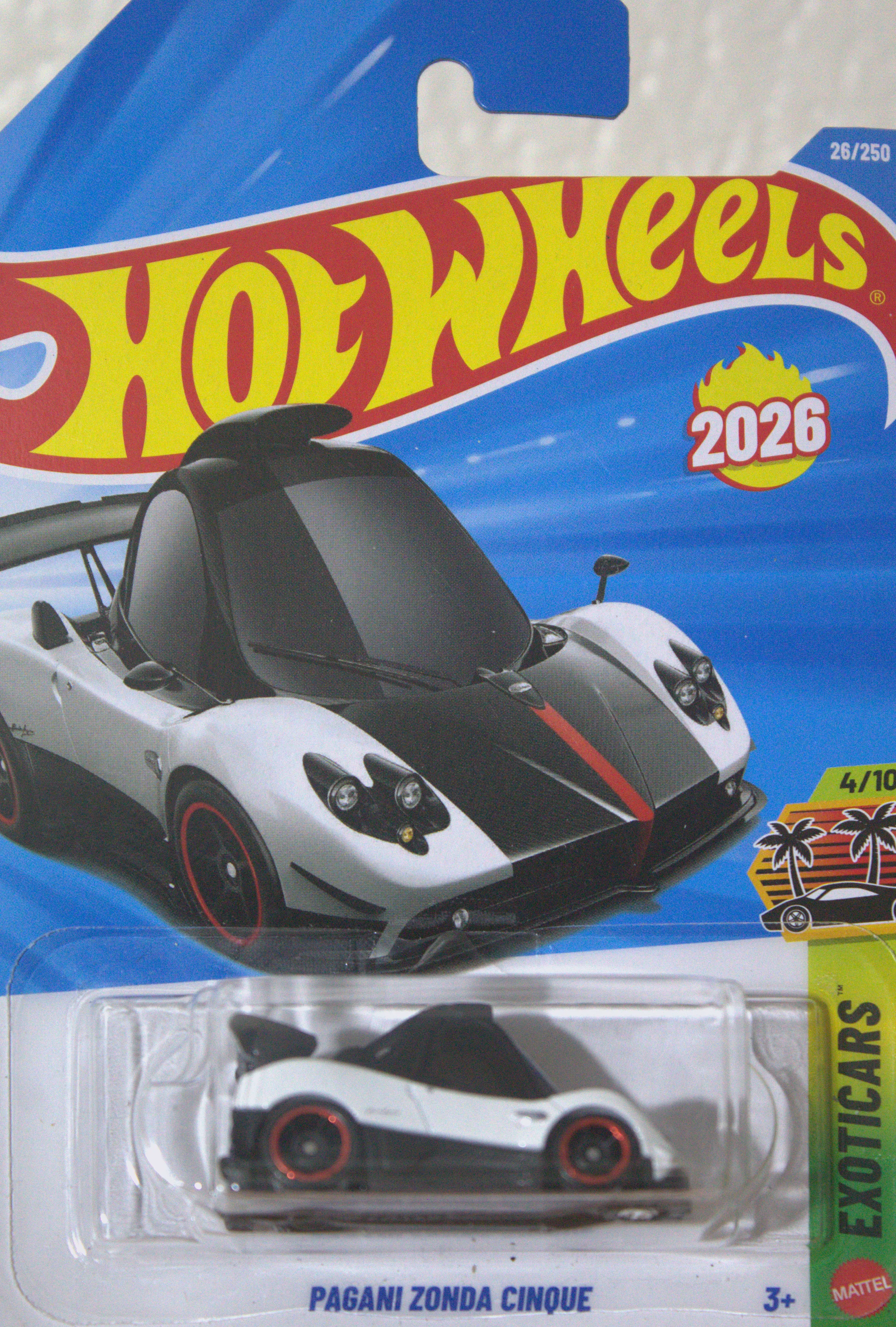 Pagani Zonda Cinque — frente del empaque