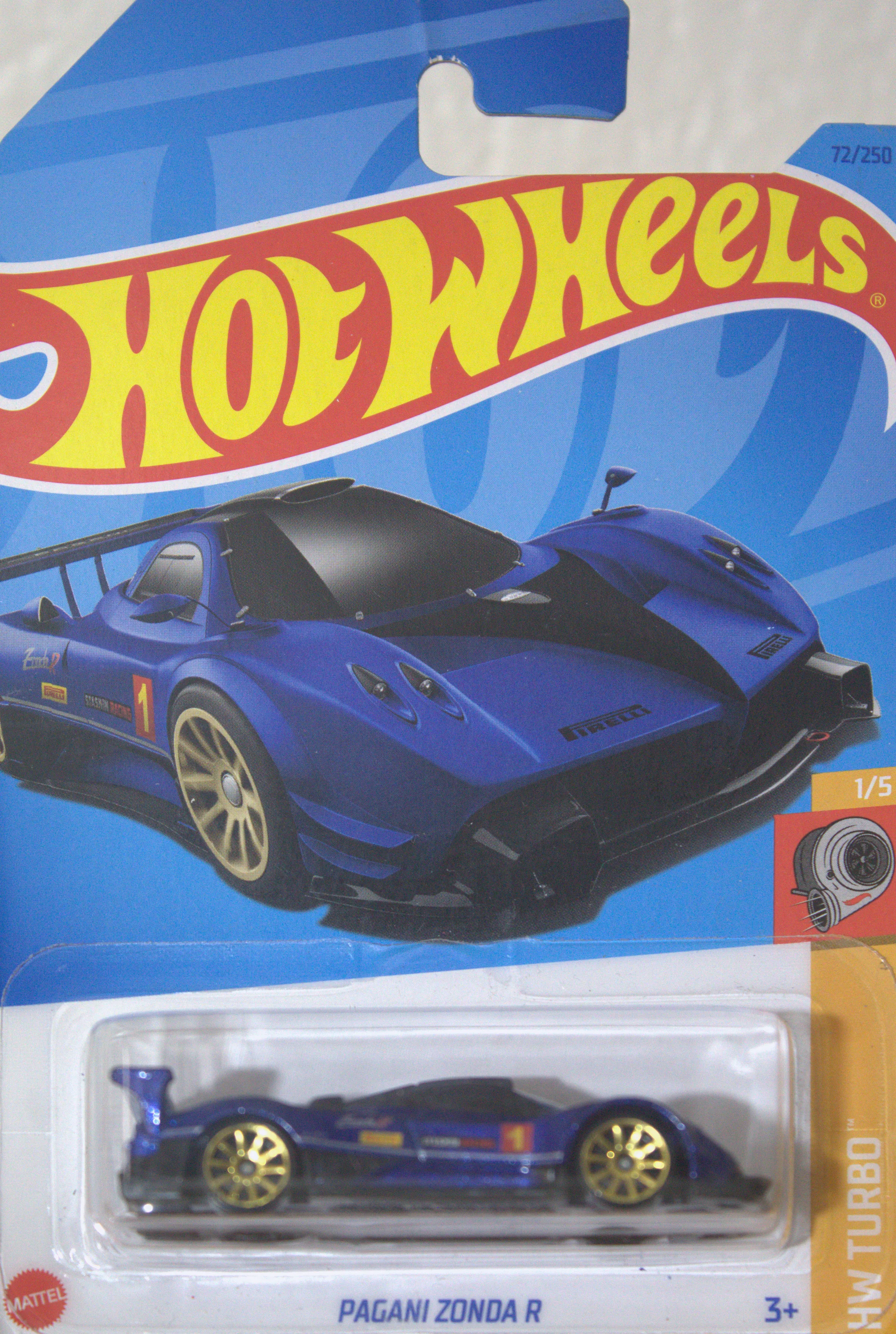 Pagani Zonda R — frente del empaque