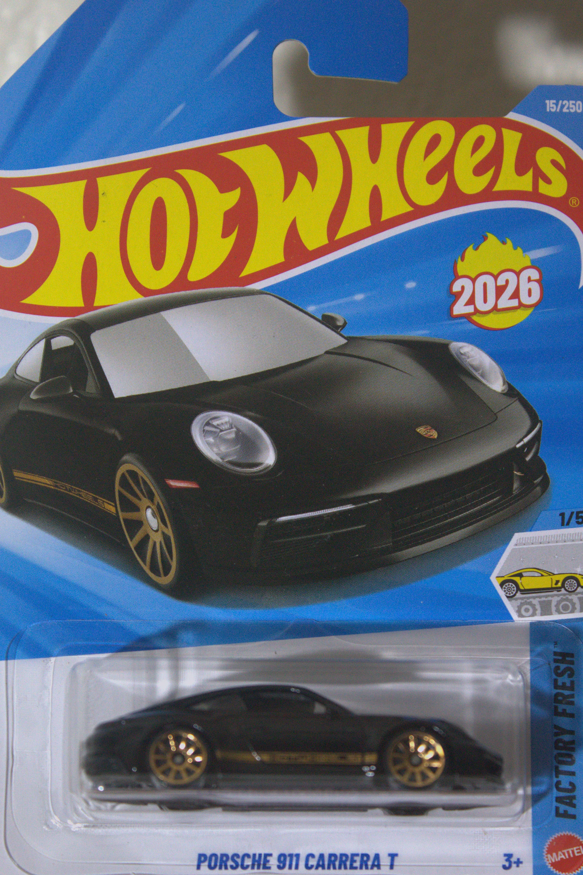 Porche 911 Carrera T — frente del empaque