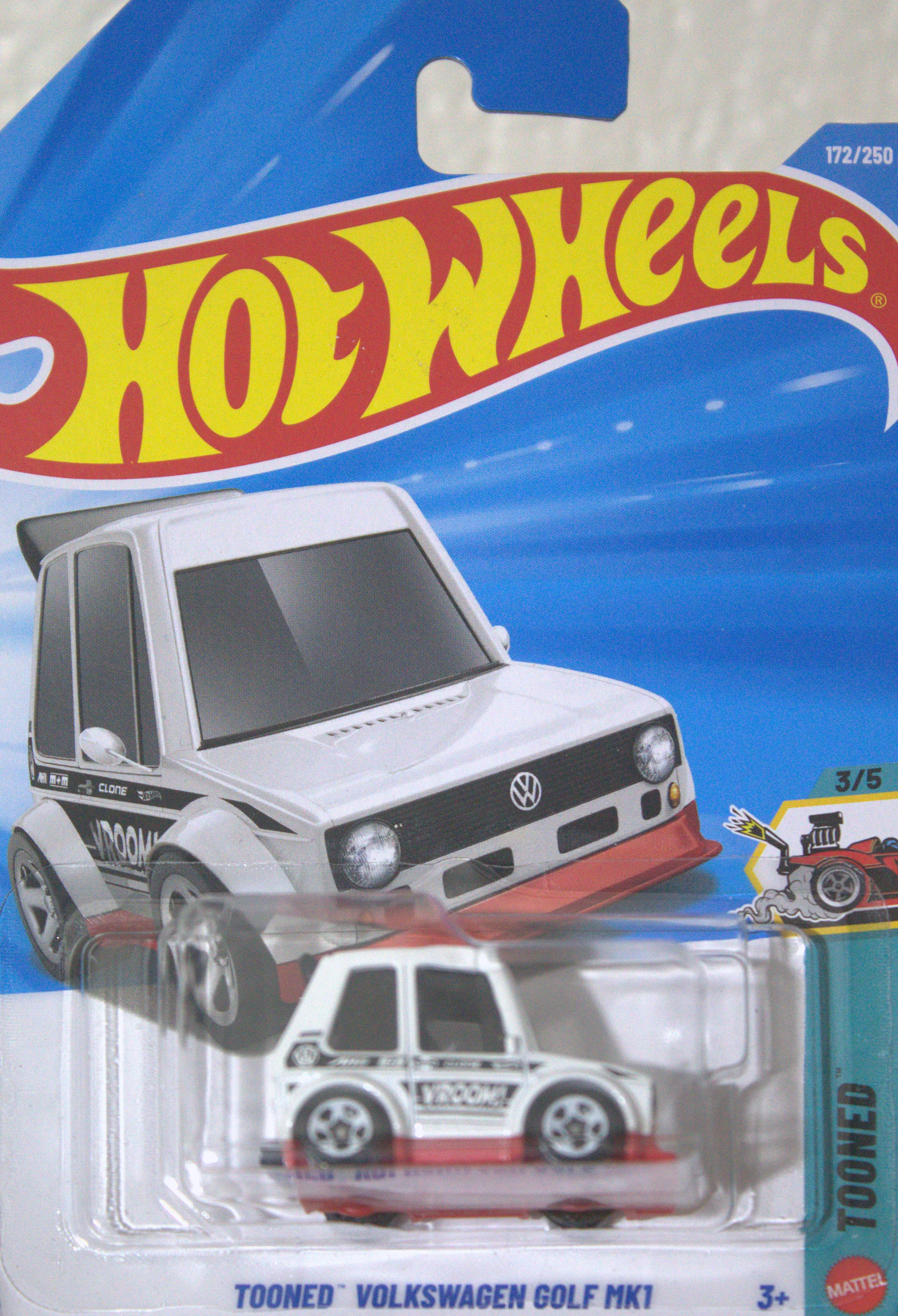 Tooned Volkswagen Golf Mk1 — frente del empaque