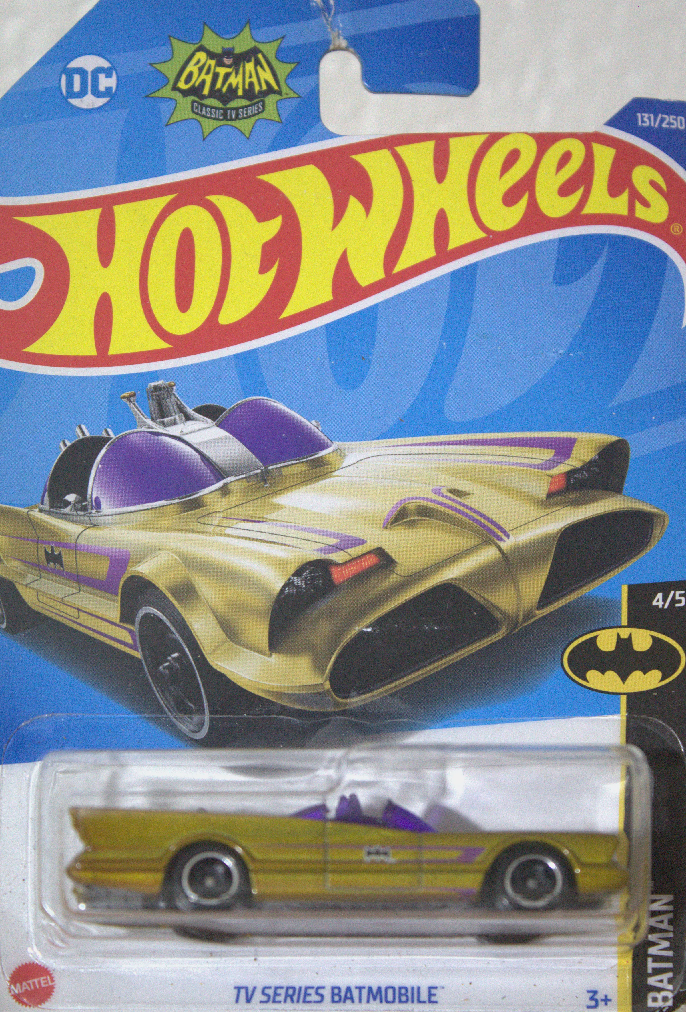 TV Series Batmobile — frente del empaque