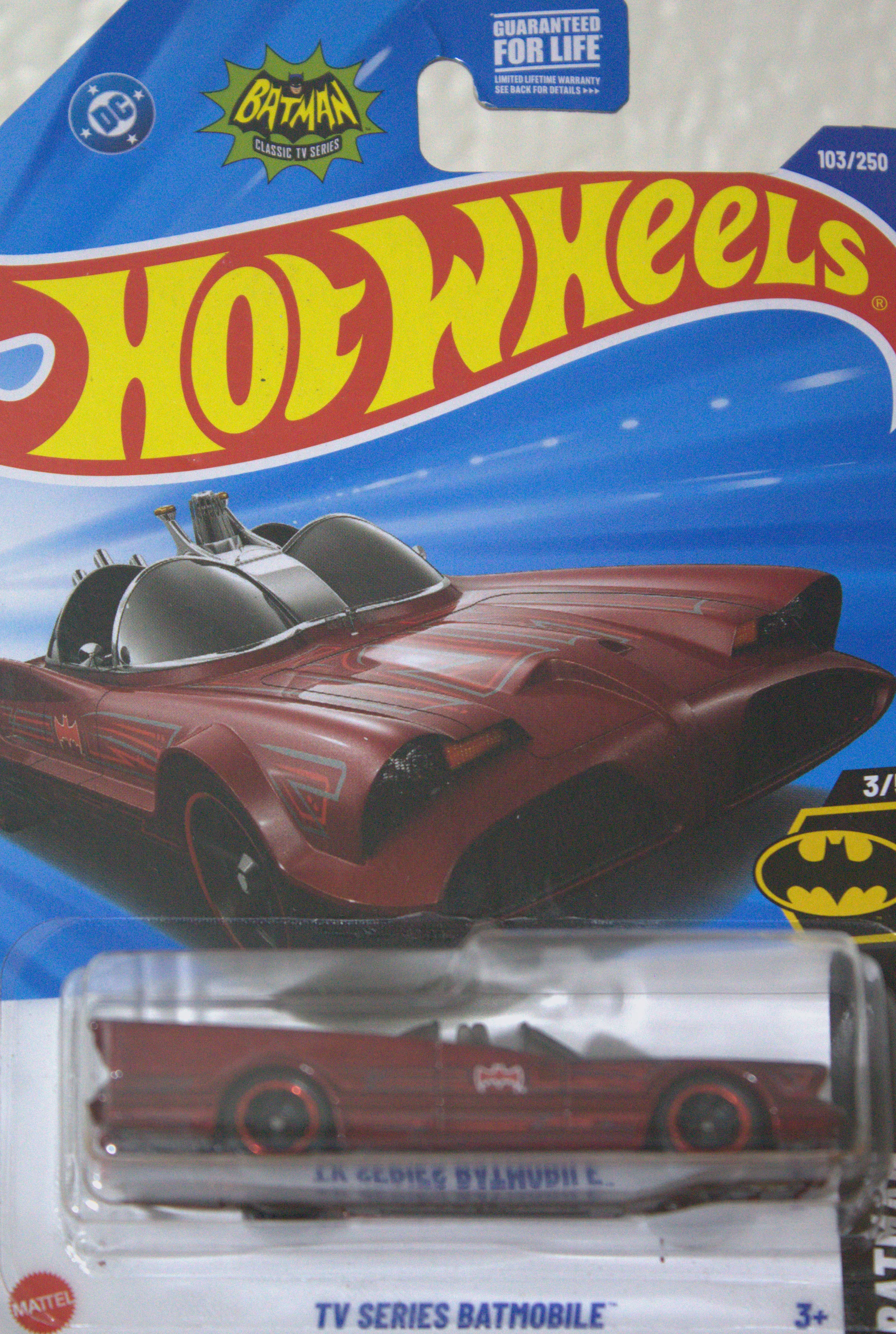 TV Series Batmobile — frente del empaque
